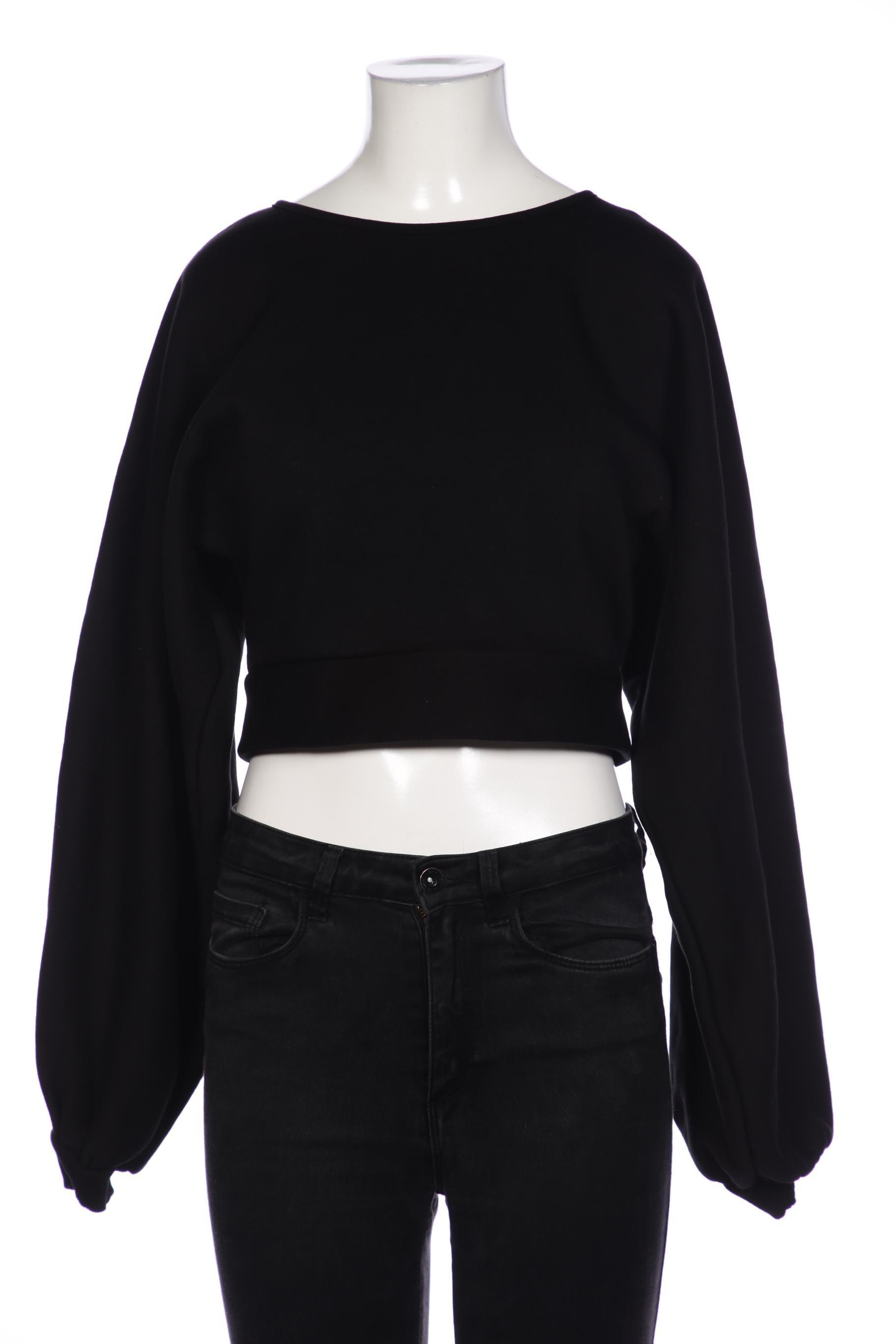 

NA-KD Damen Sweatshirt, schwarz