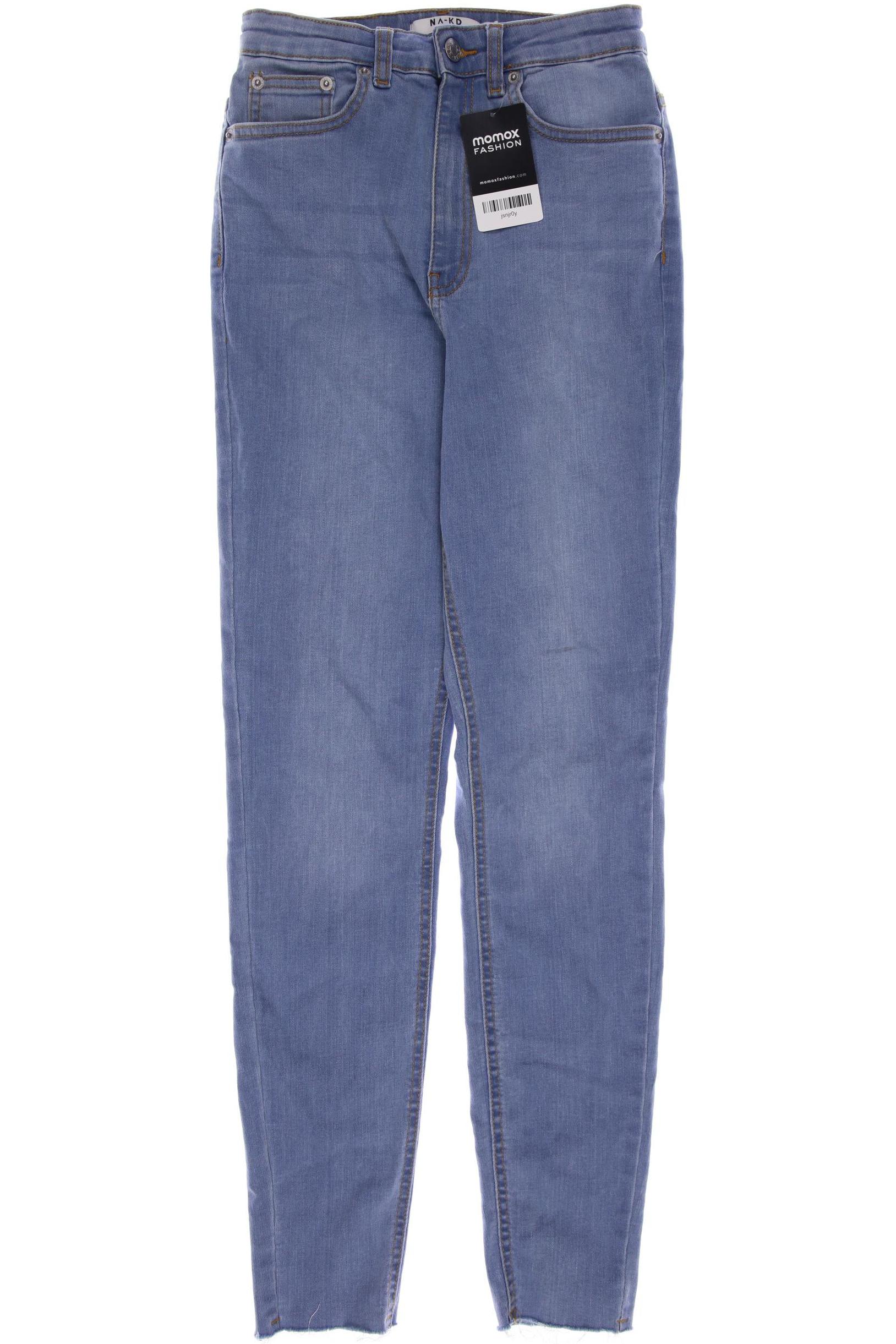 

NA-KD Damen Jeans, blau