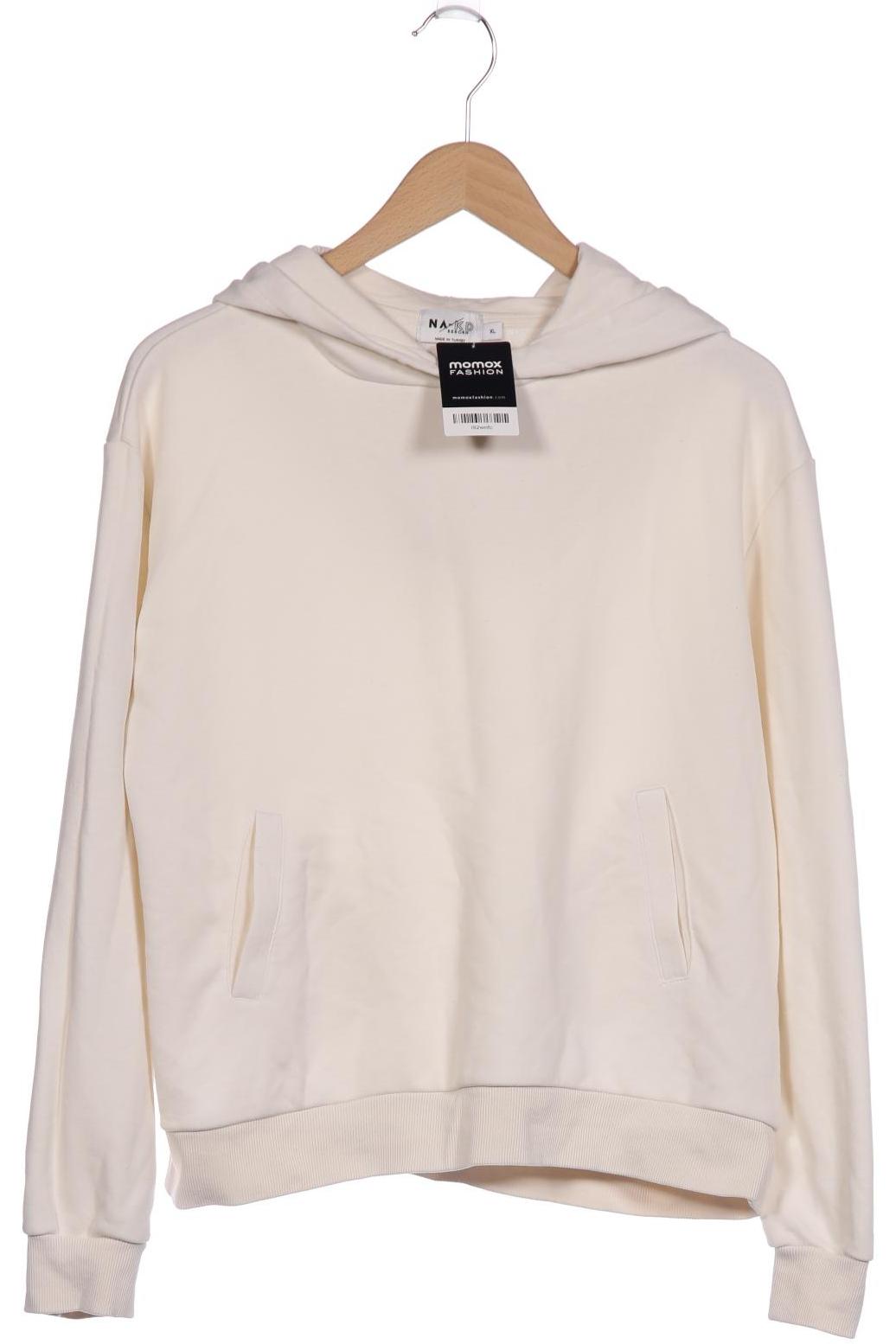 

Na-Kd Damen Kapuzenpullover, cremeweiß, Gr. 44