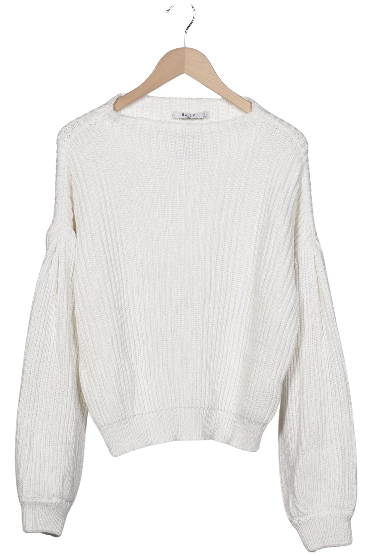 

Na-Kd Damen Pullover, weiß, Gr. 38