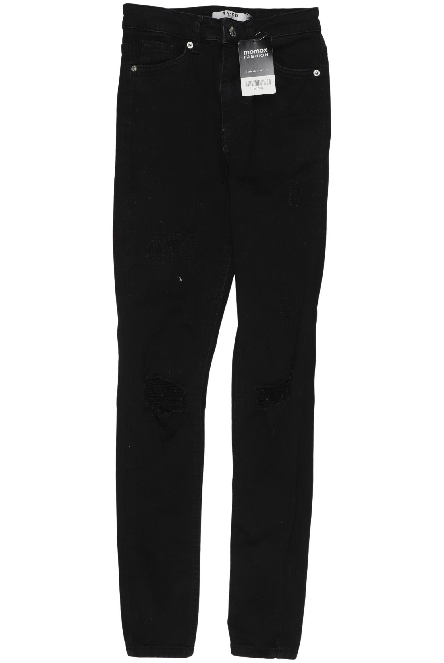 

Na-Kd Damen Jeans, schwarz, Gr. 24