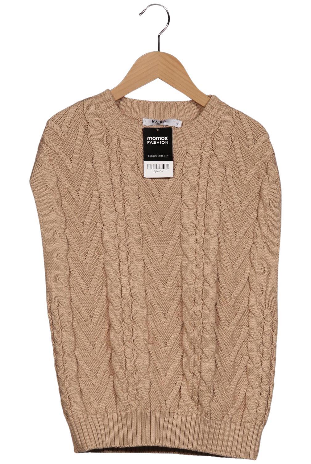 

Na-Kd Damen Pullover, beige, Gr. 34