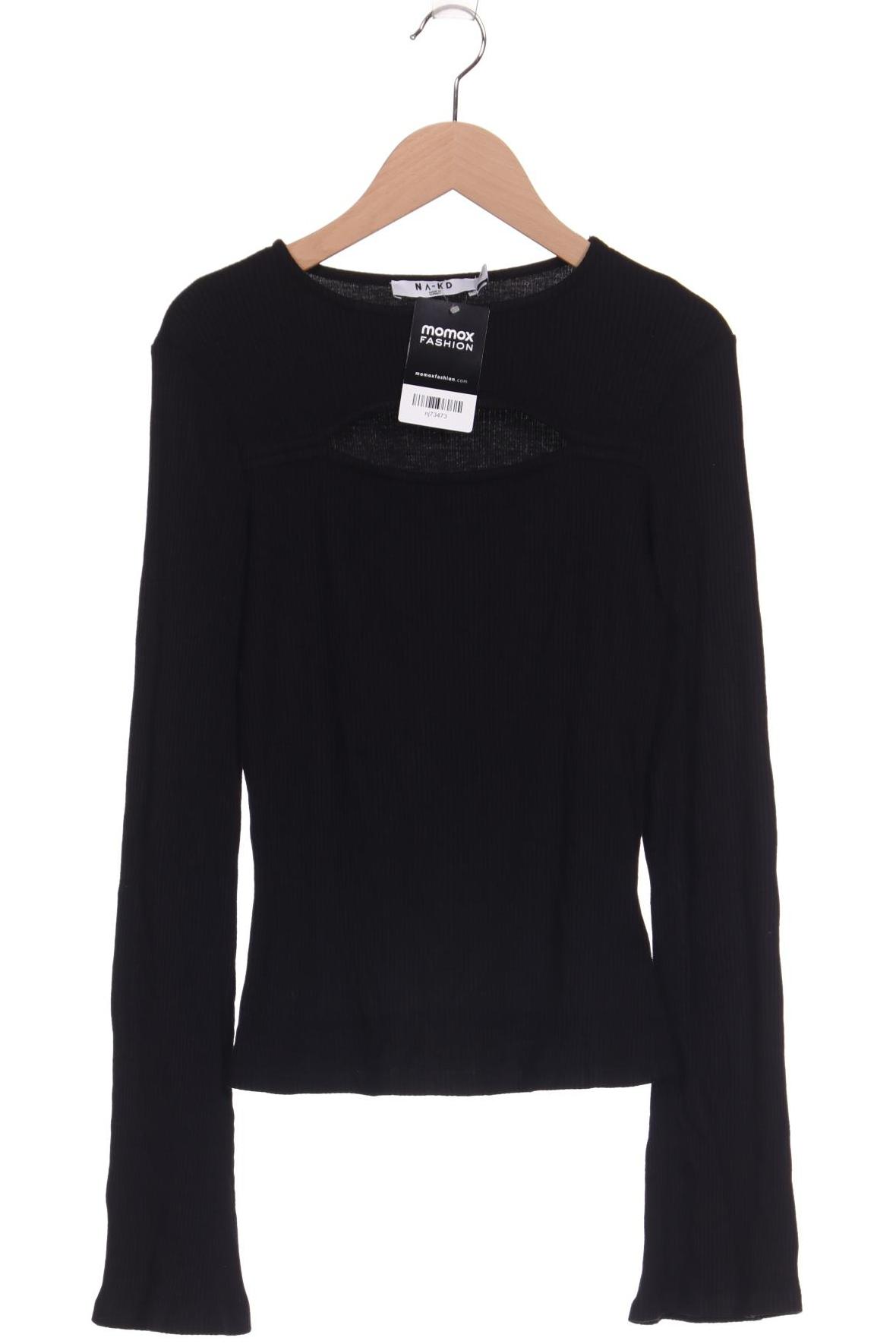 

Na-Kd Damen Langarmshirt, schwarz, Gr. 34