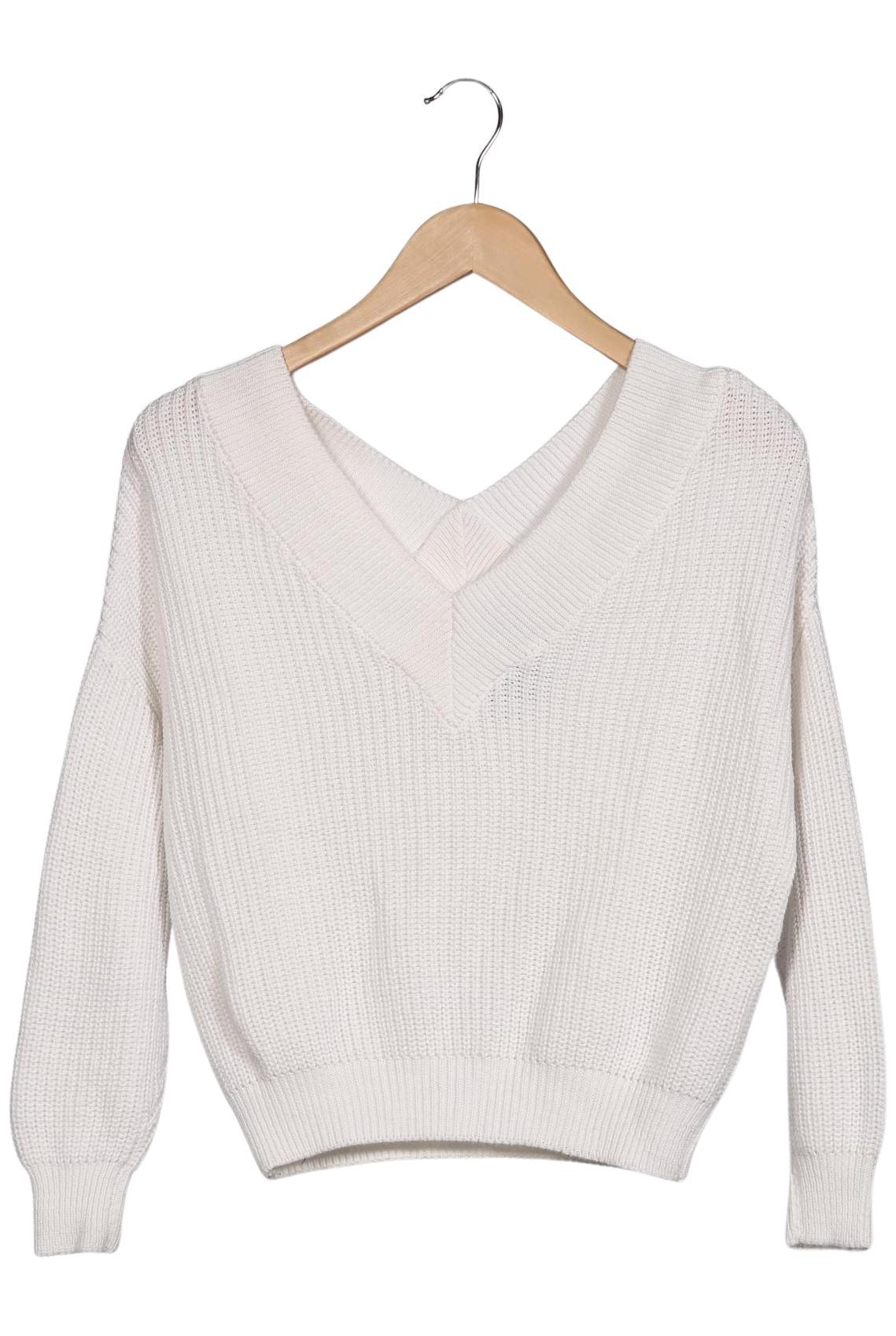 

Na-Kd Damen Pullover, weiß, Gr. 32