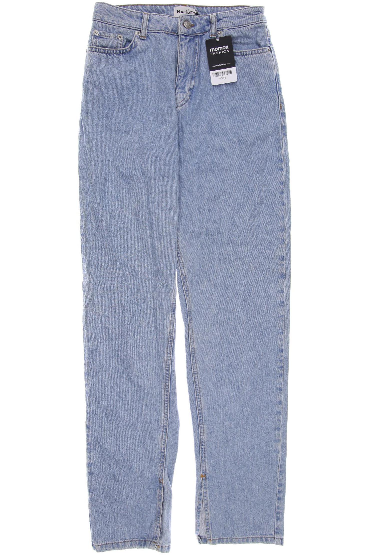 

NA-KD Damen Jeans, blau