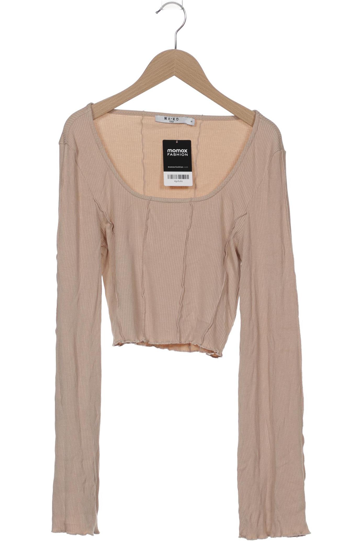 

Na-Kd Damen Langarmshirt, beige, Gr. 38