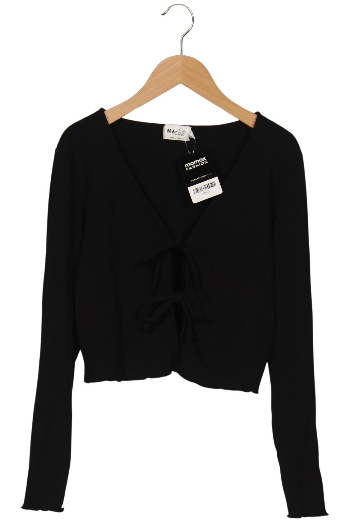 

Na-Kd Damen Strickjacke, schwarz, Gr. 38