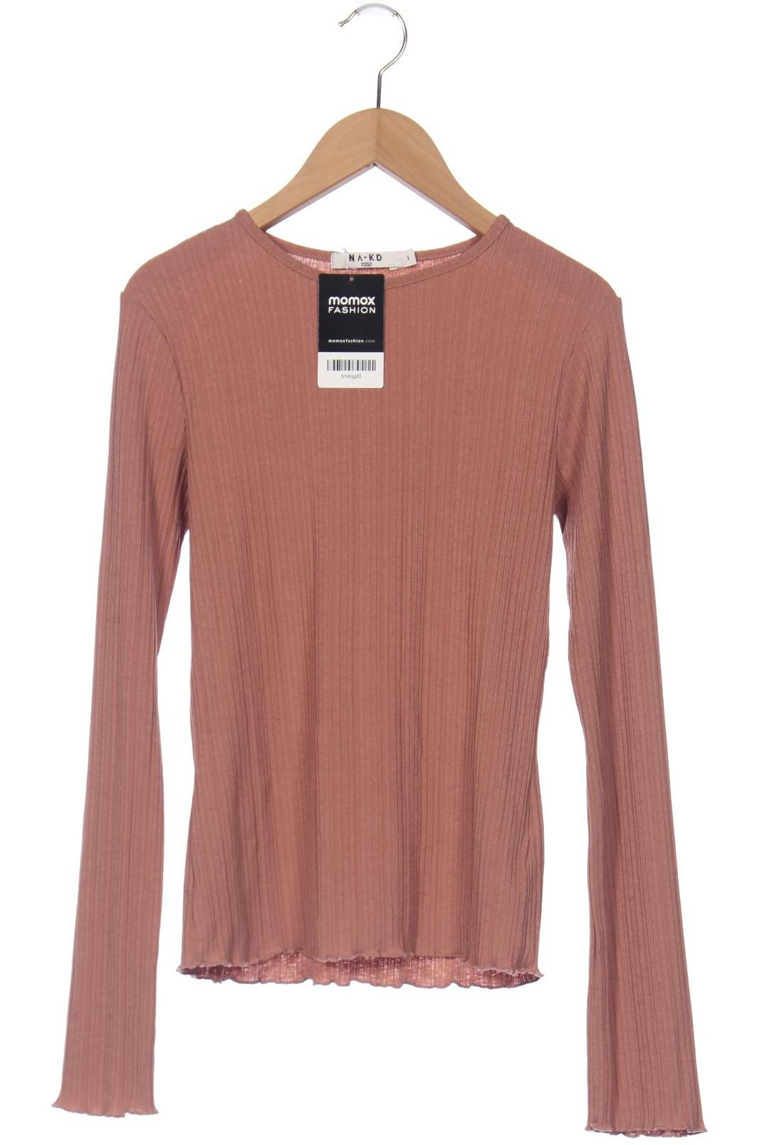 

Na-Kd Damen Langarmshirt, braun, Gr. 36