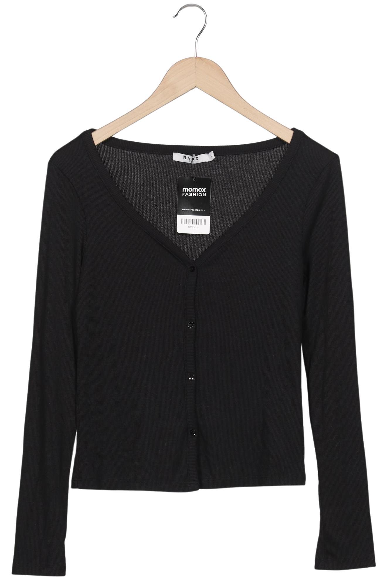 

Na-Kd Damen Strickjacke, schwarz, Gr. 36