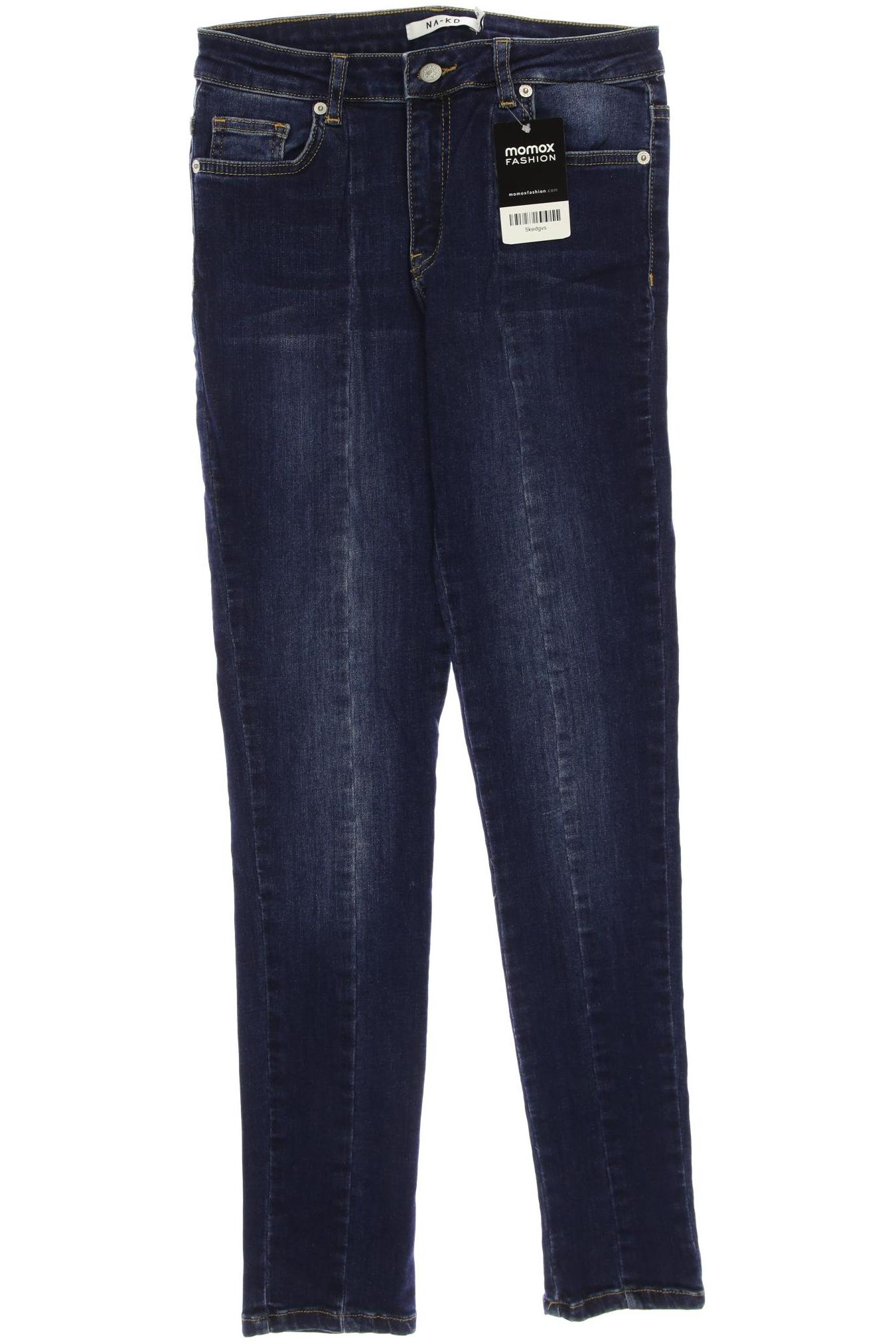 

NA-KD Damen Jeans, marineblau