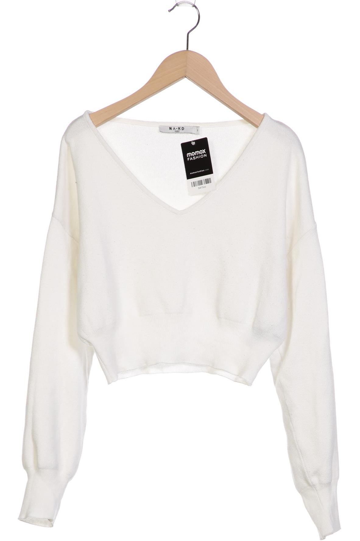 

Na-Kd Damen Pullover, weiß, Gr. 36