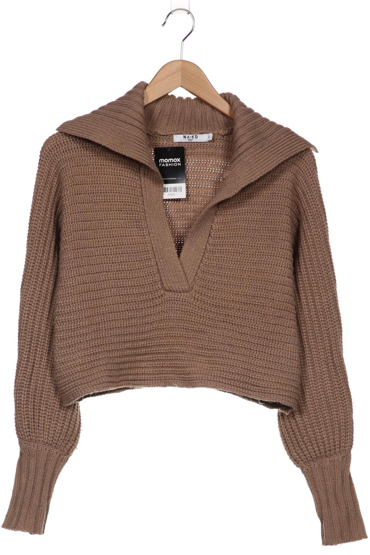 

Na-Kd Damen Pullover, braun, Gr. 34