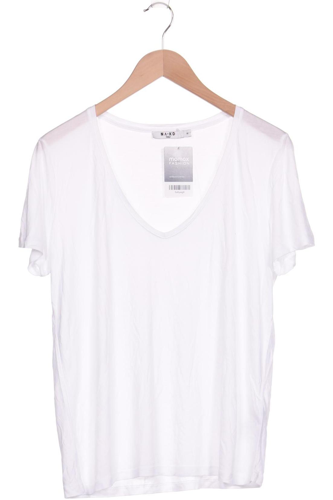 

NA-KD Damen T-Shirt, weiß