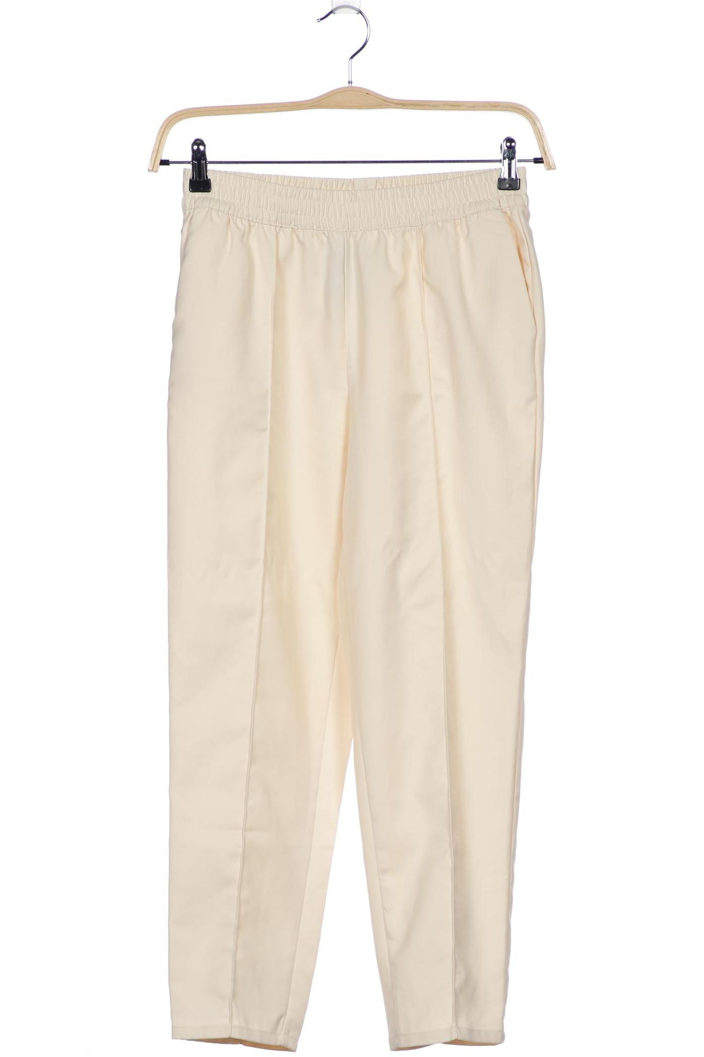 

NA-KD Damen Stoffhose, cremeweiß