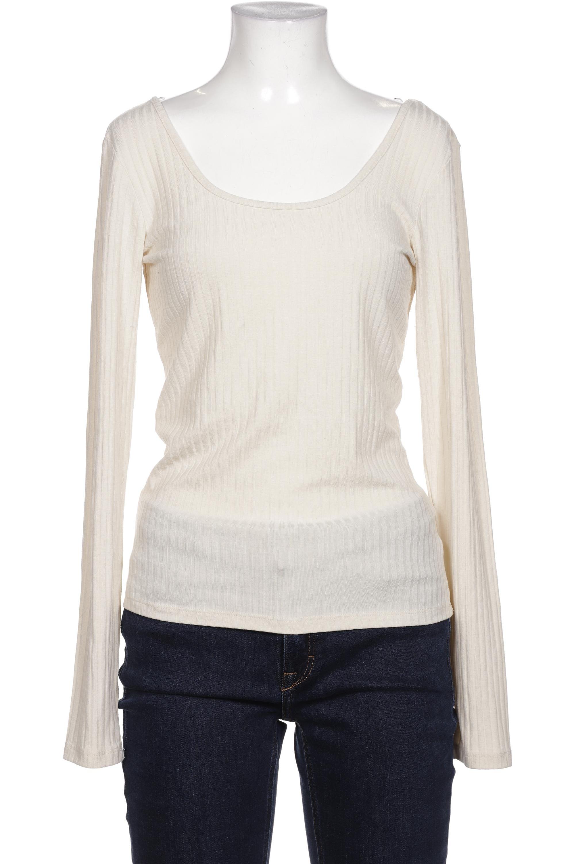 

NA-KD Damen Langarmshirt, cremeweiß