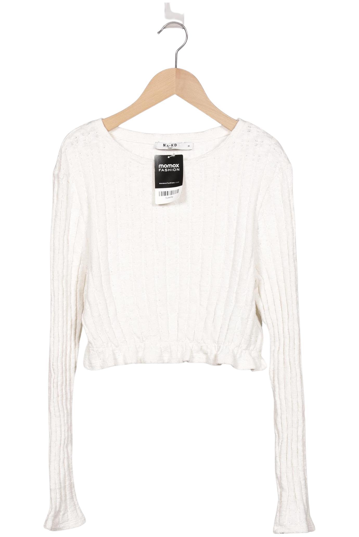 

Na-Kd Damen Pullover, weiß, Gr. 38