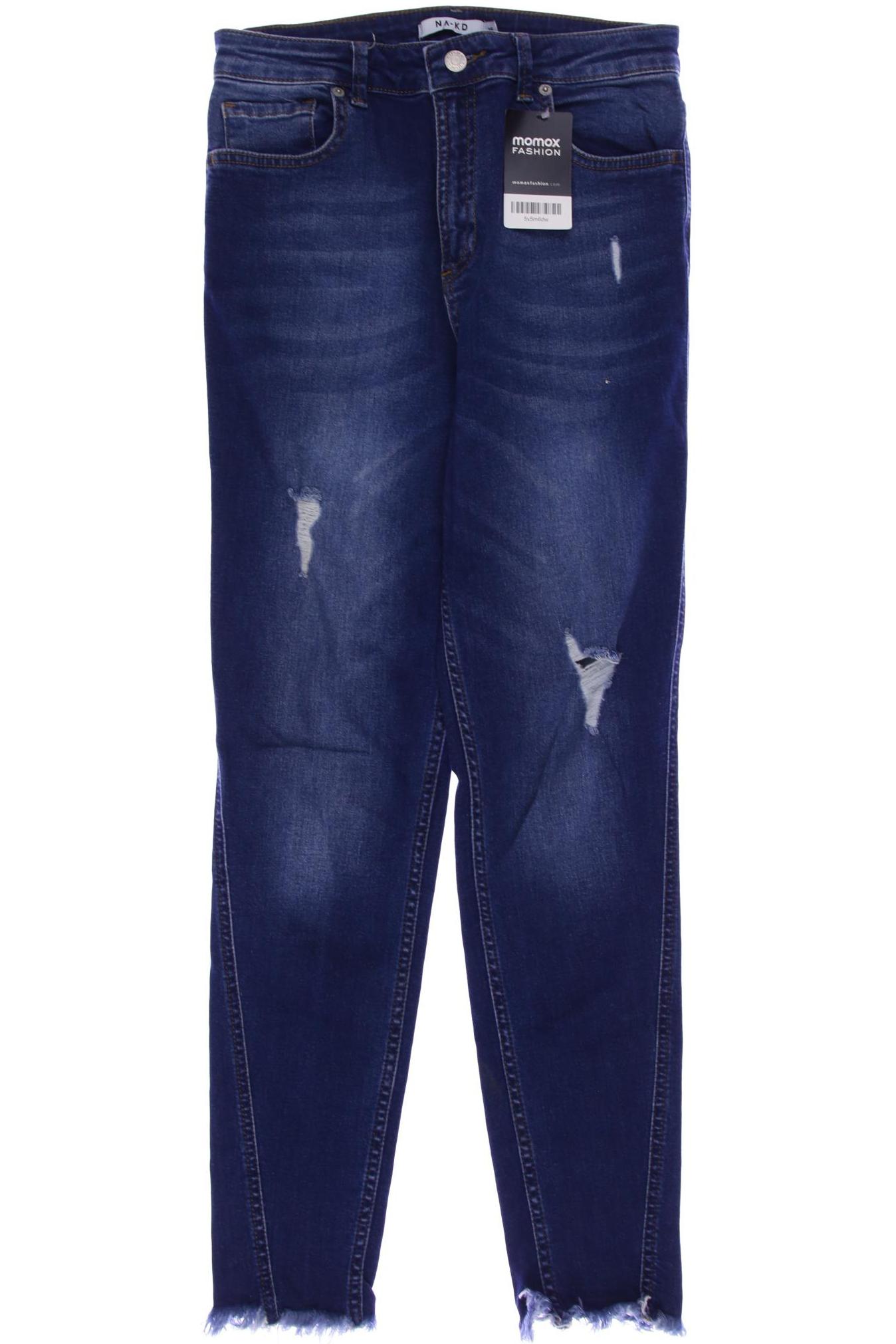 

NA-KD Damen Jeans, blau