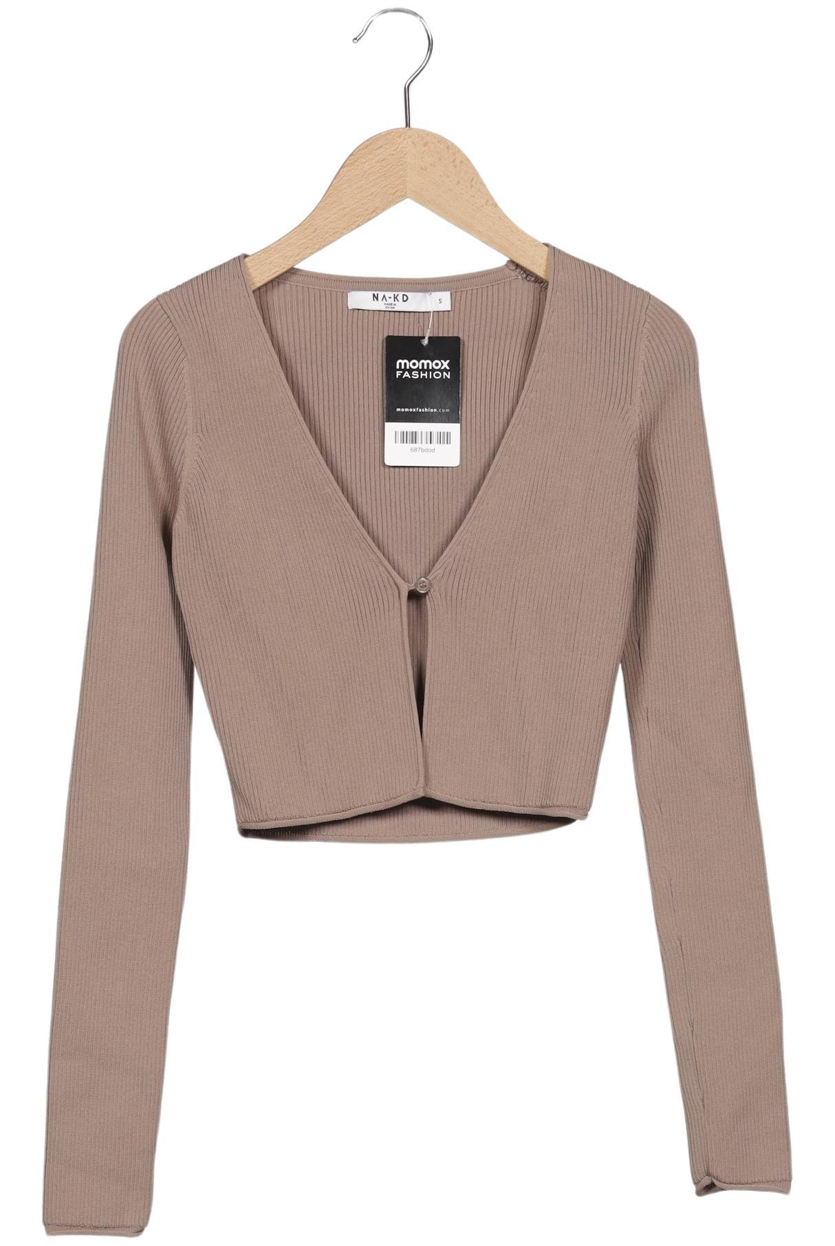 

Na-Kd Damen Strickjacke, beige, Gr. 36