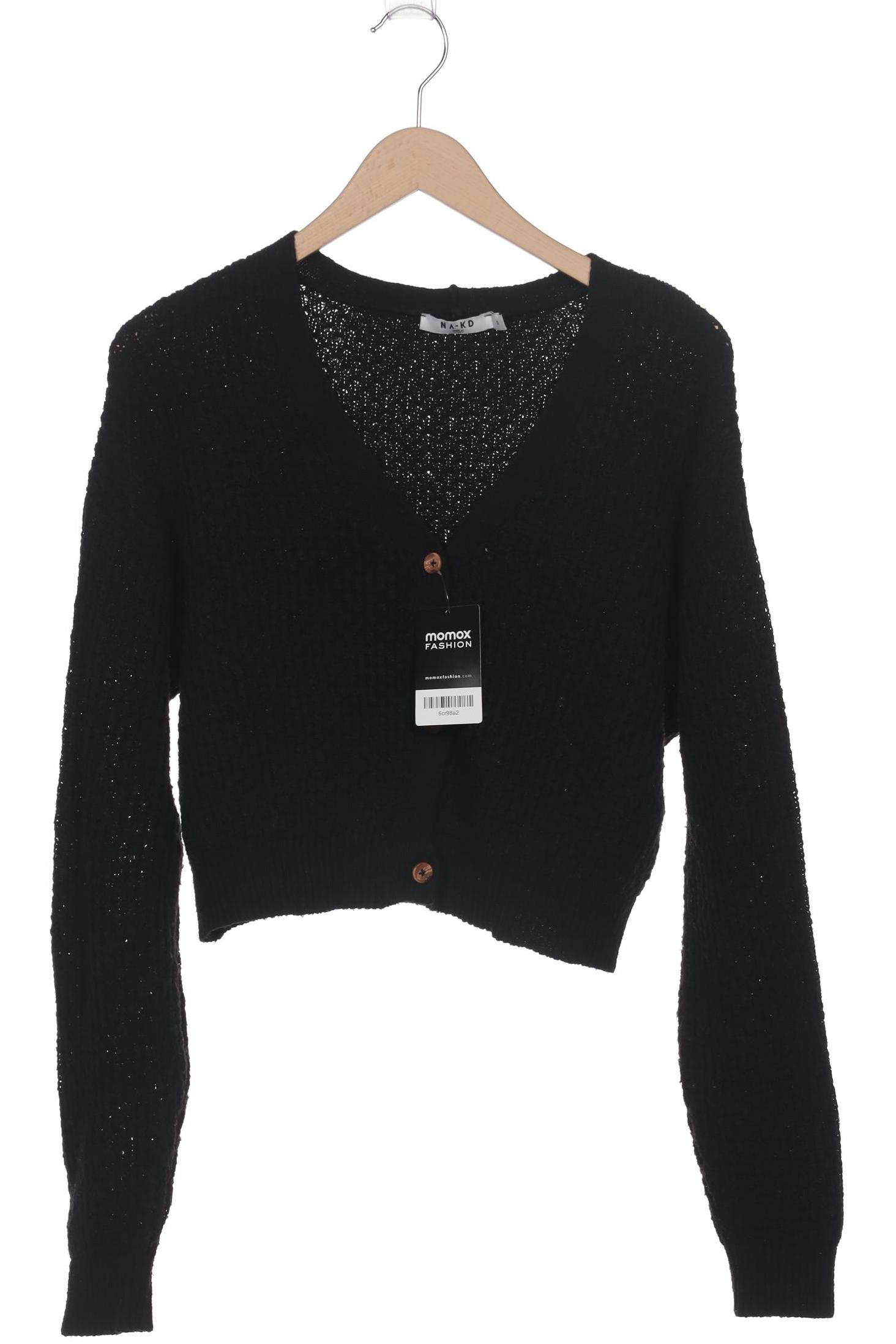 

Na-Kd Damen Strickjacke, schwarz, Gr. 36