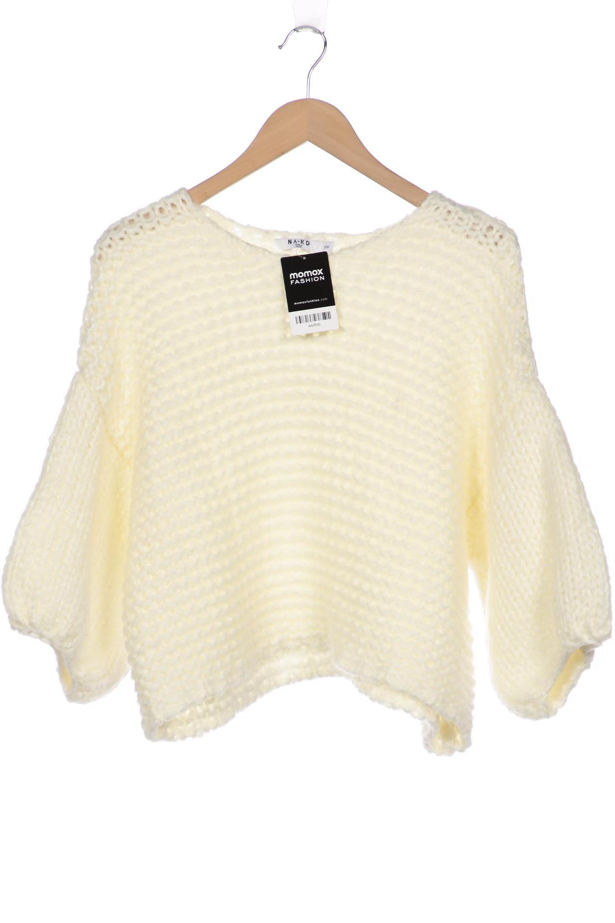 

NA-KD Damen Pullover, cremeweiß