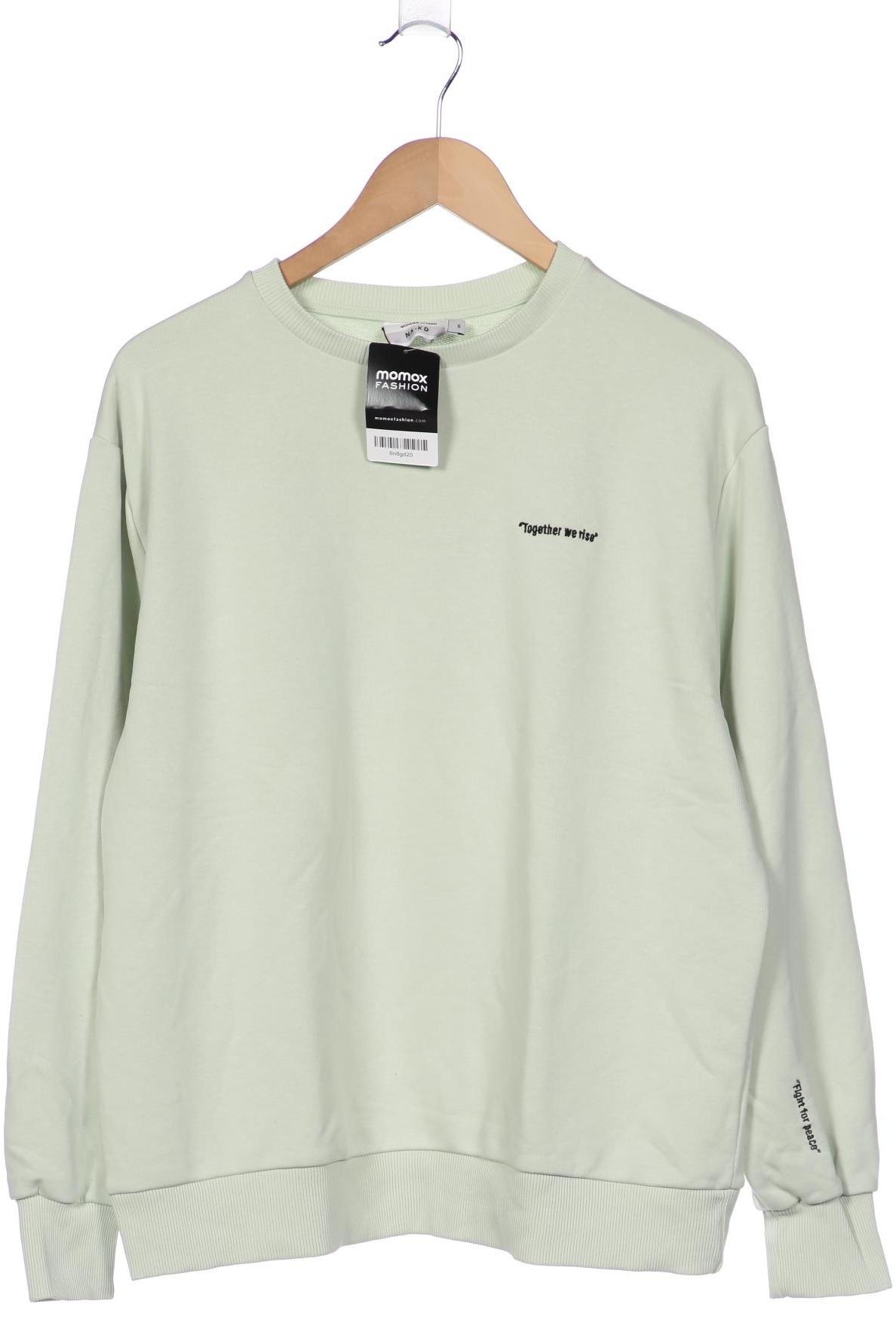 

NA-KD Damen Sweatshirt, hellgrün
