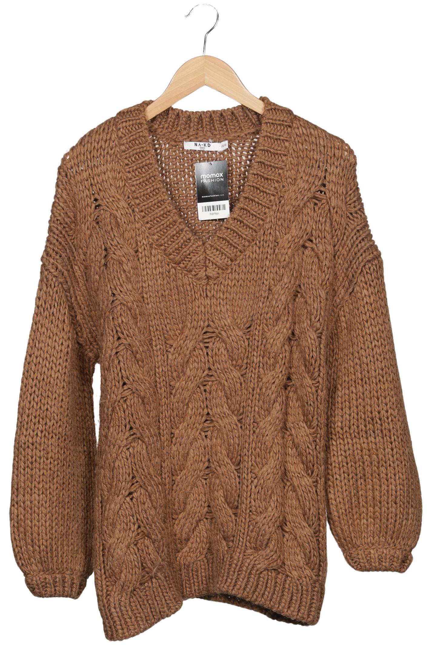 

Na-Kd Damen Pullover, braun, Gr. 32