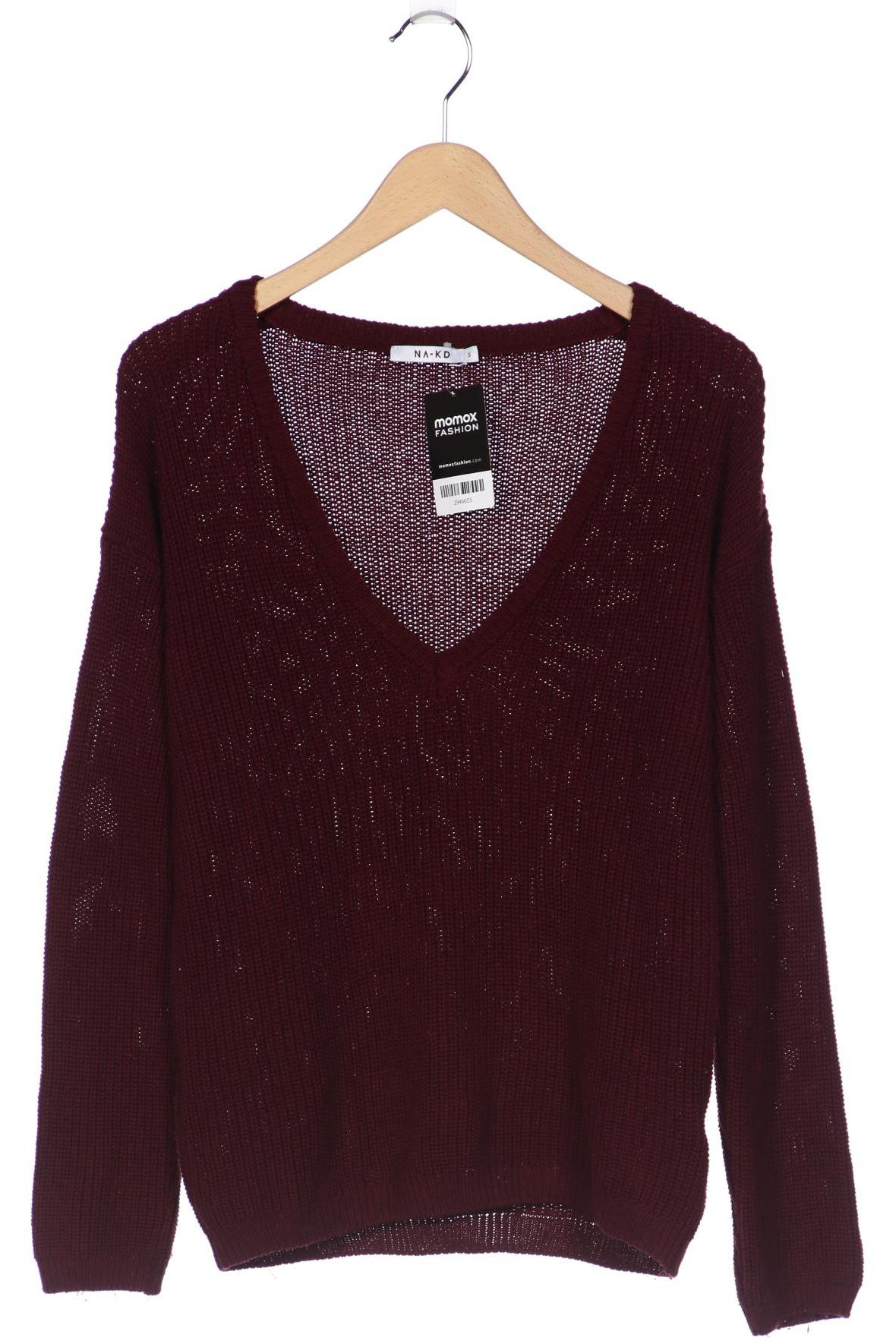 

Na-Kd Damen Pullover, bordeaux, Gr. 36