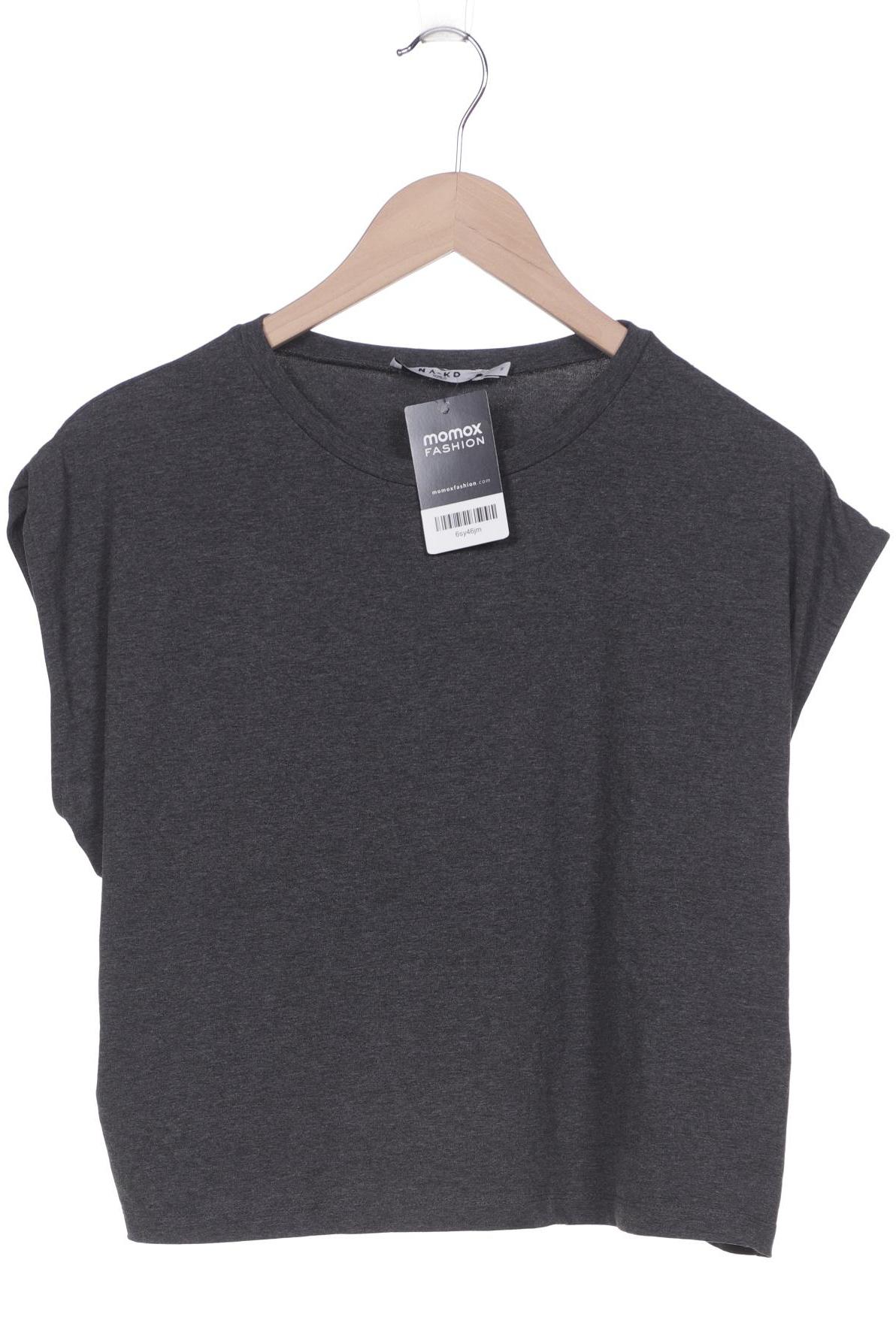 

NA-KD Damen T-Shirt, grau