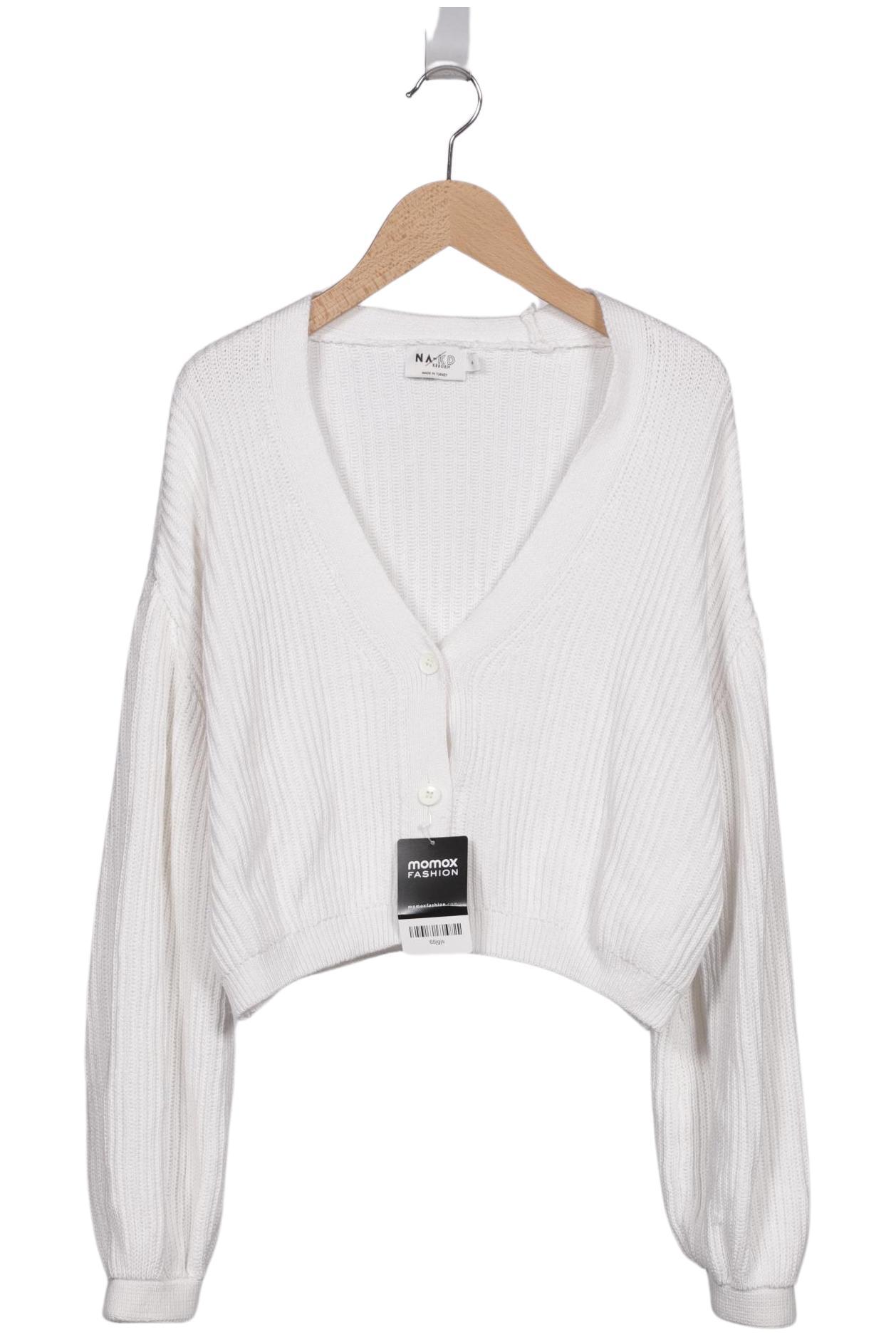 Thumbnail - Na-Kd Damen Strickjacke, weiß, Gr. 38