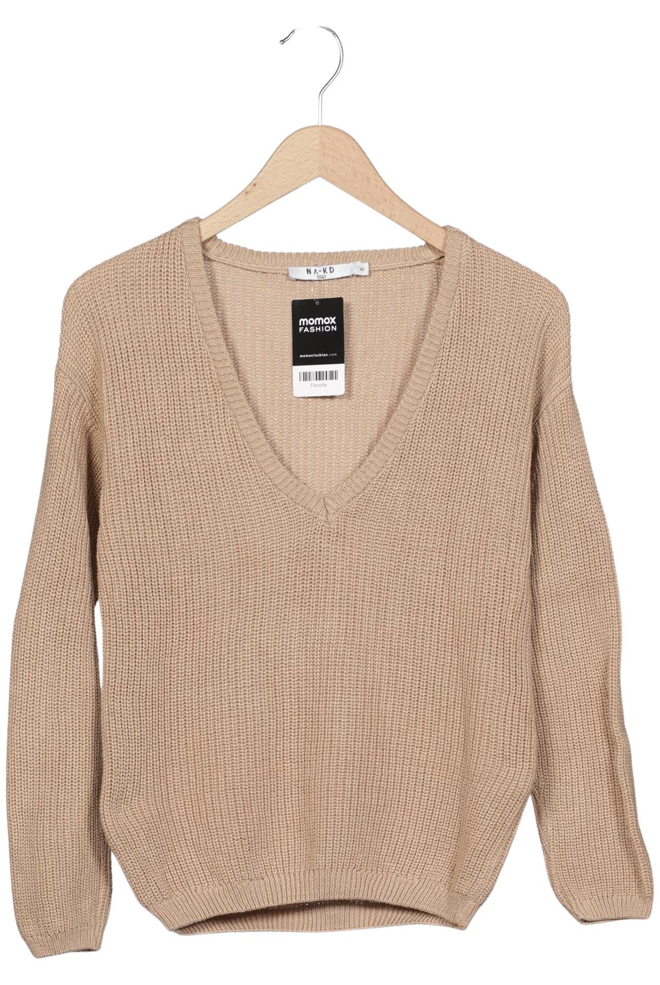 

Na-Kd Damen Pullover, beige, Gr. 34