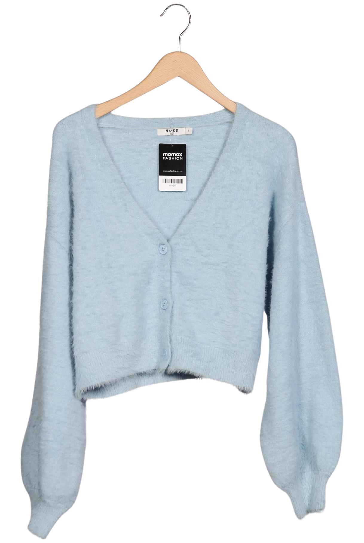 

Na-Kd Damen Strickjacke, hellblau, Gr. 36