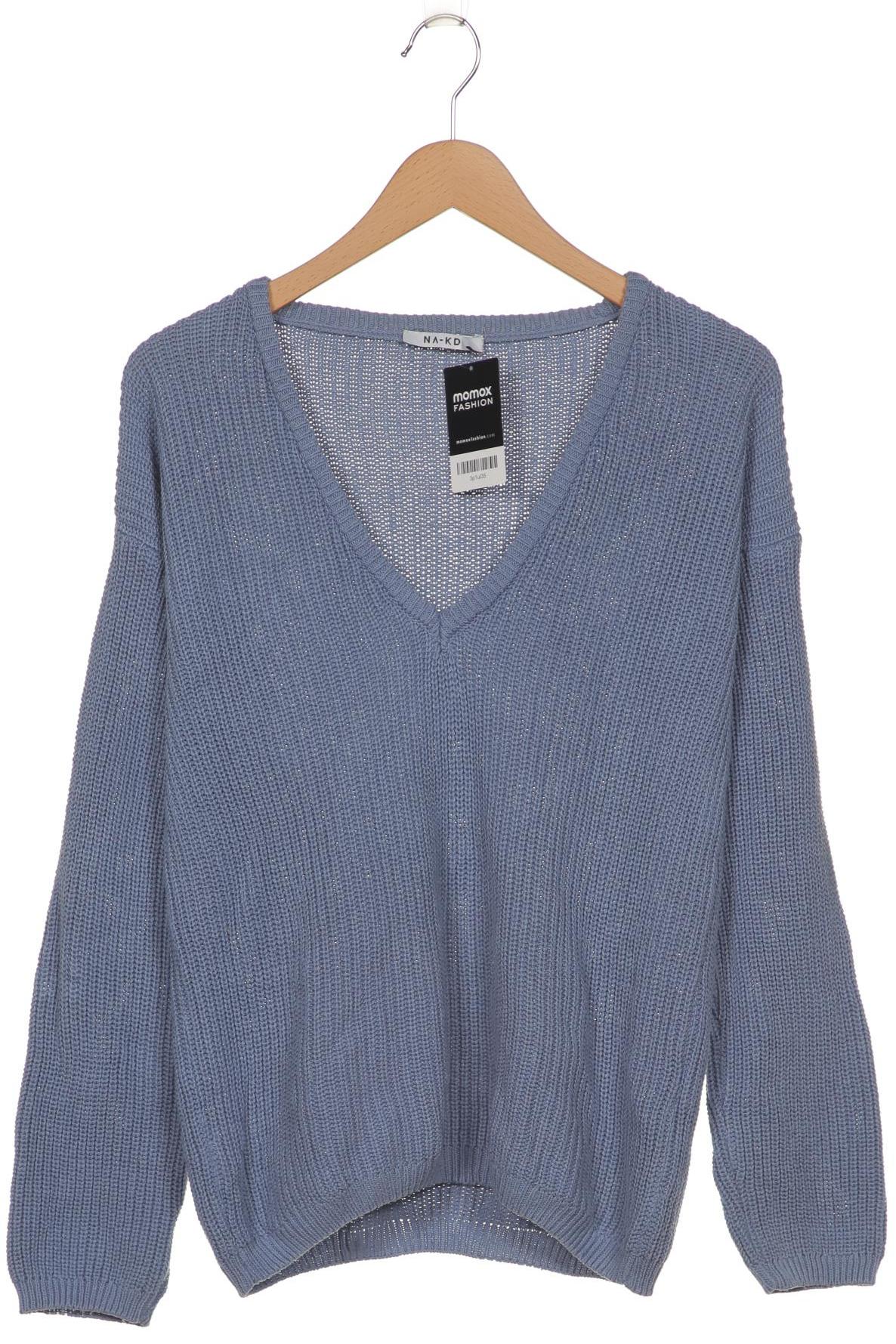 

NA-KD Damen Pullover, blau