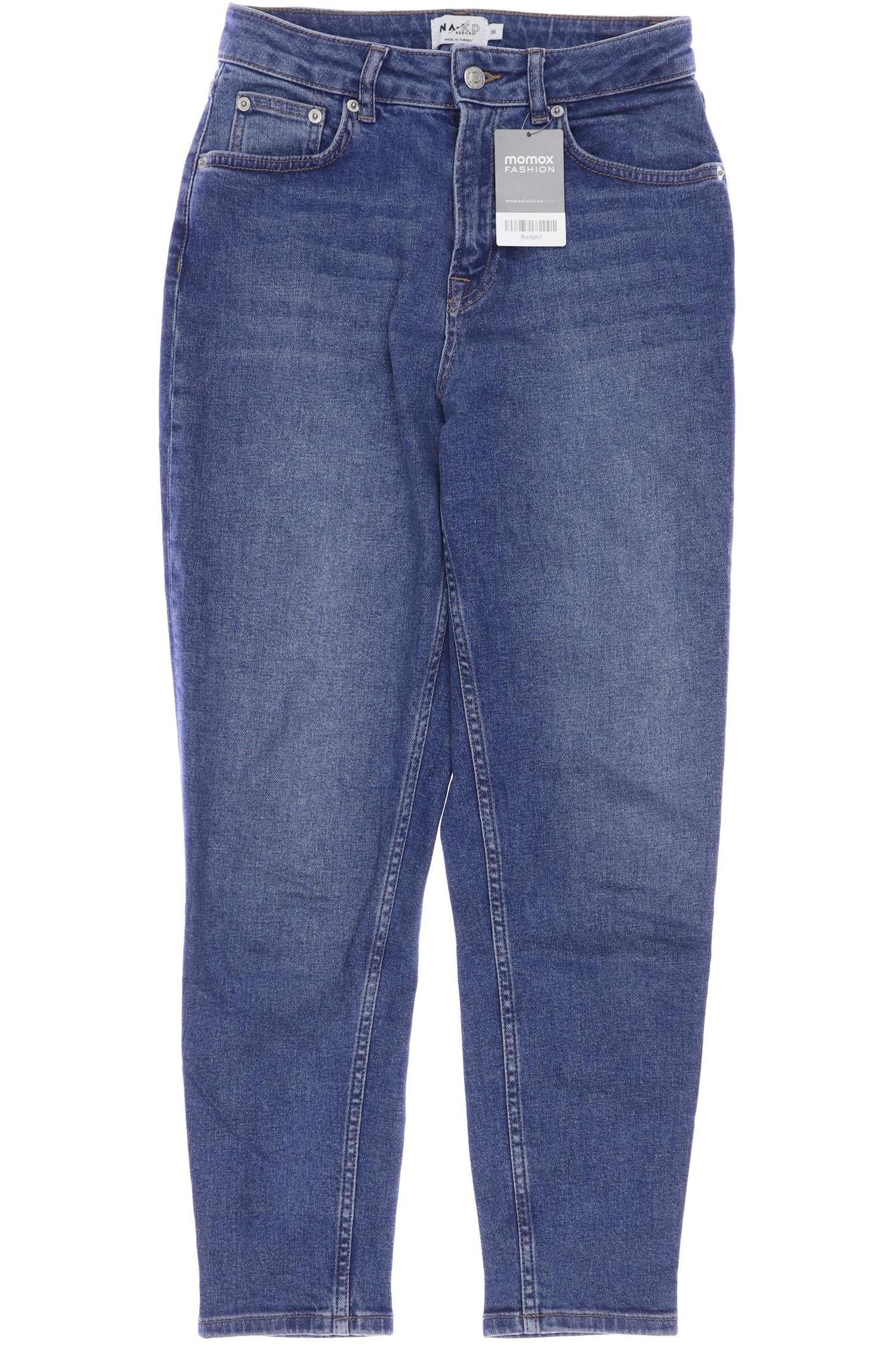 

NA-KD Damen Jeans, blau