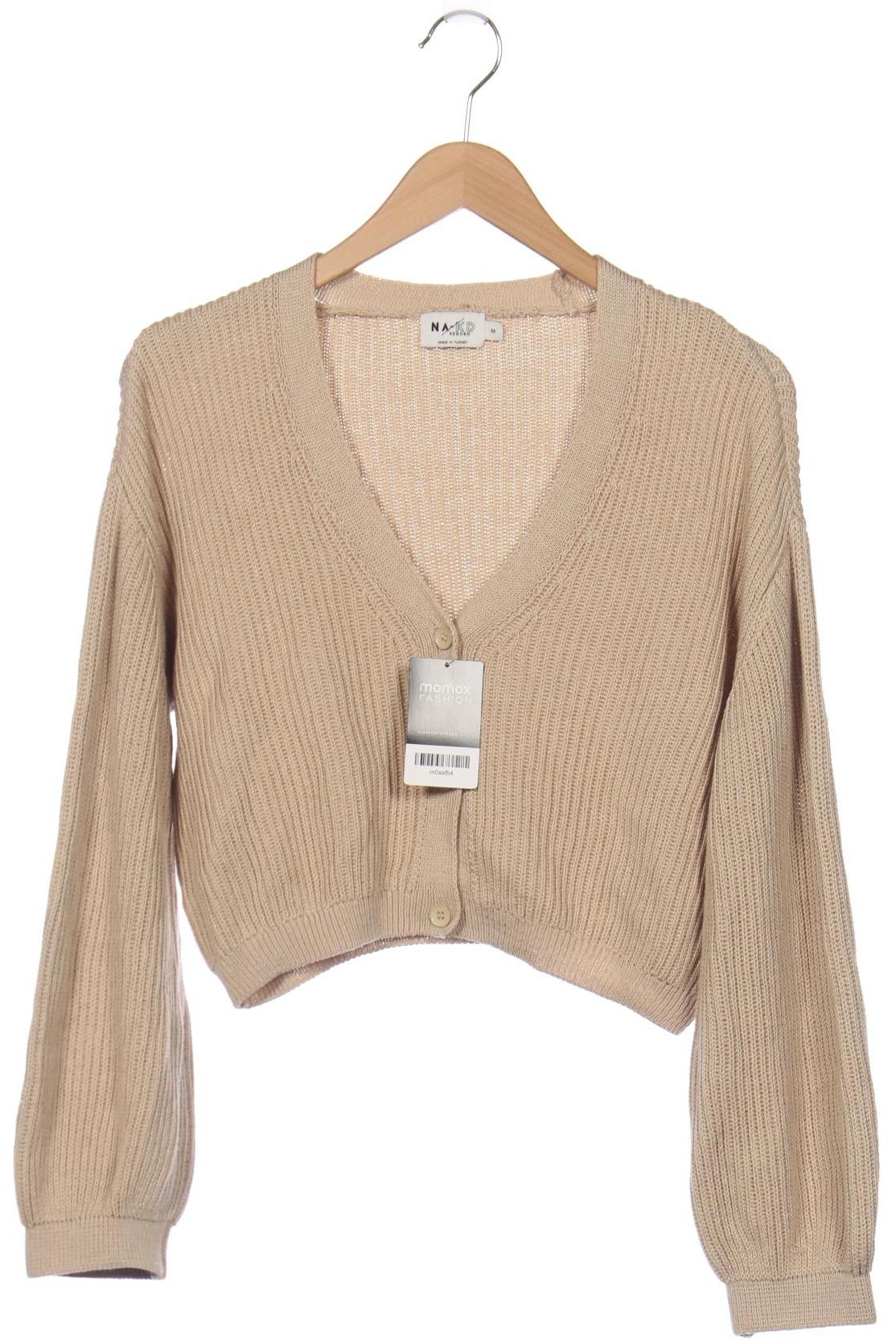 

NA-KD Damen Strickjacke, beige
