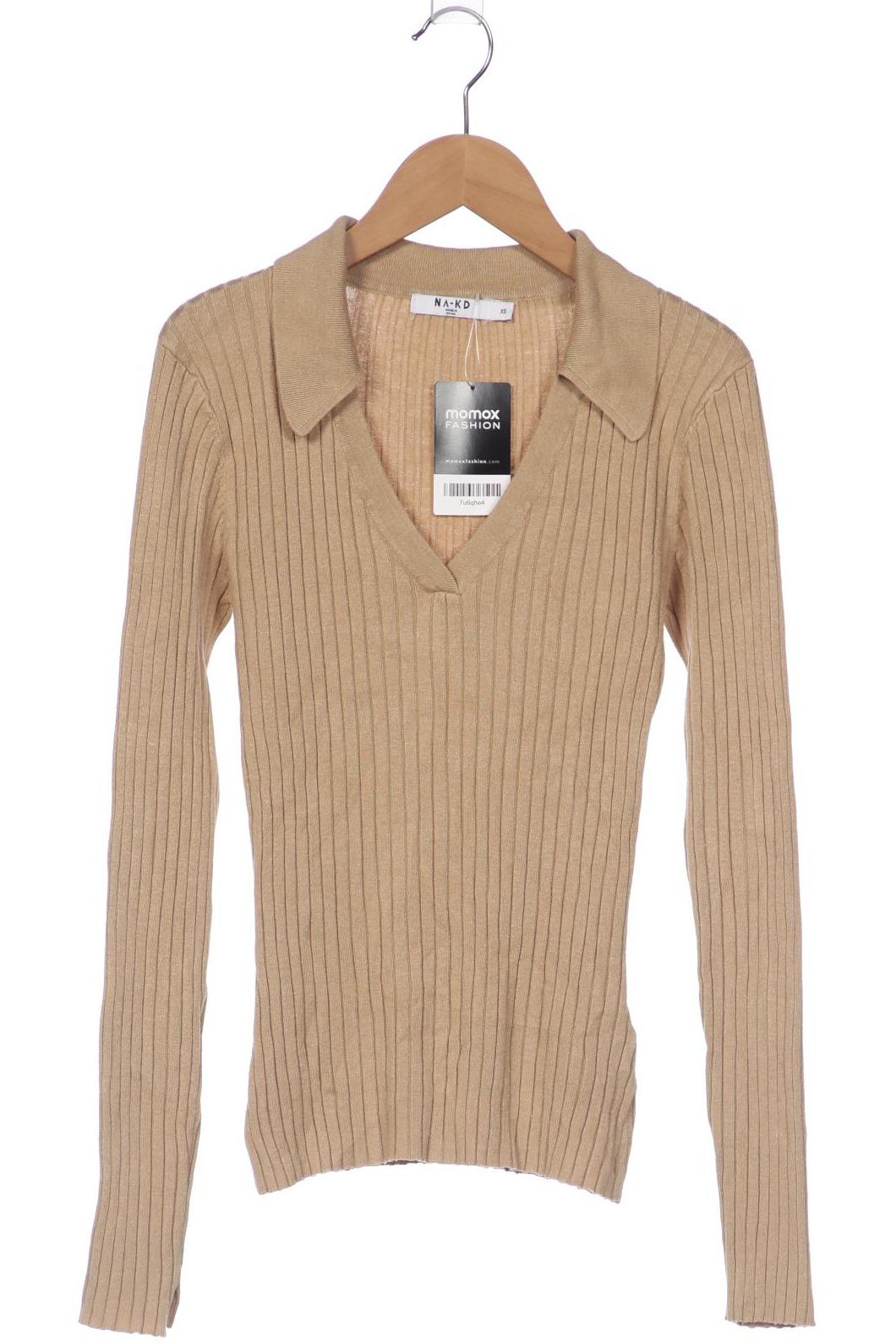 

Na-Kd Damen Pullover, beige, Gr. 34