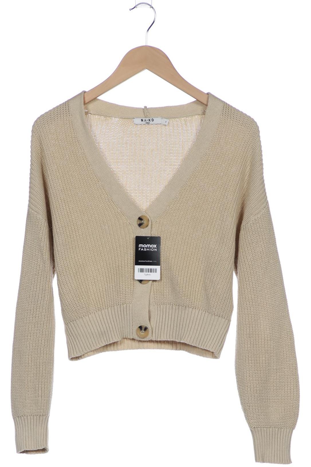 

Na-Kd Damen Strickjacke, beige, Gr. 36