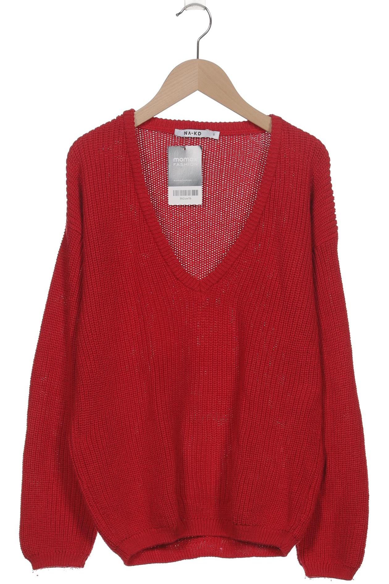 

Na-Kd Damen Pullover, rot, Gr. 36
