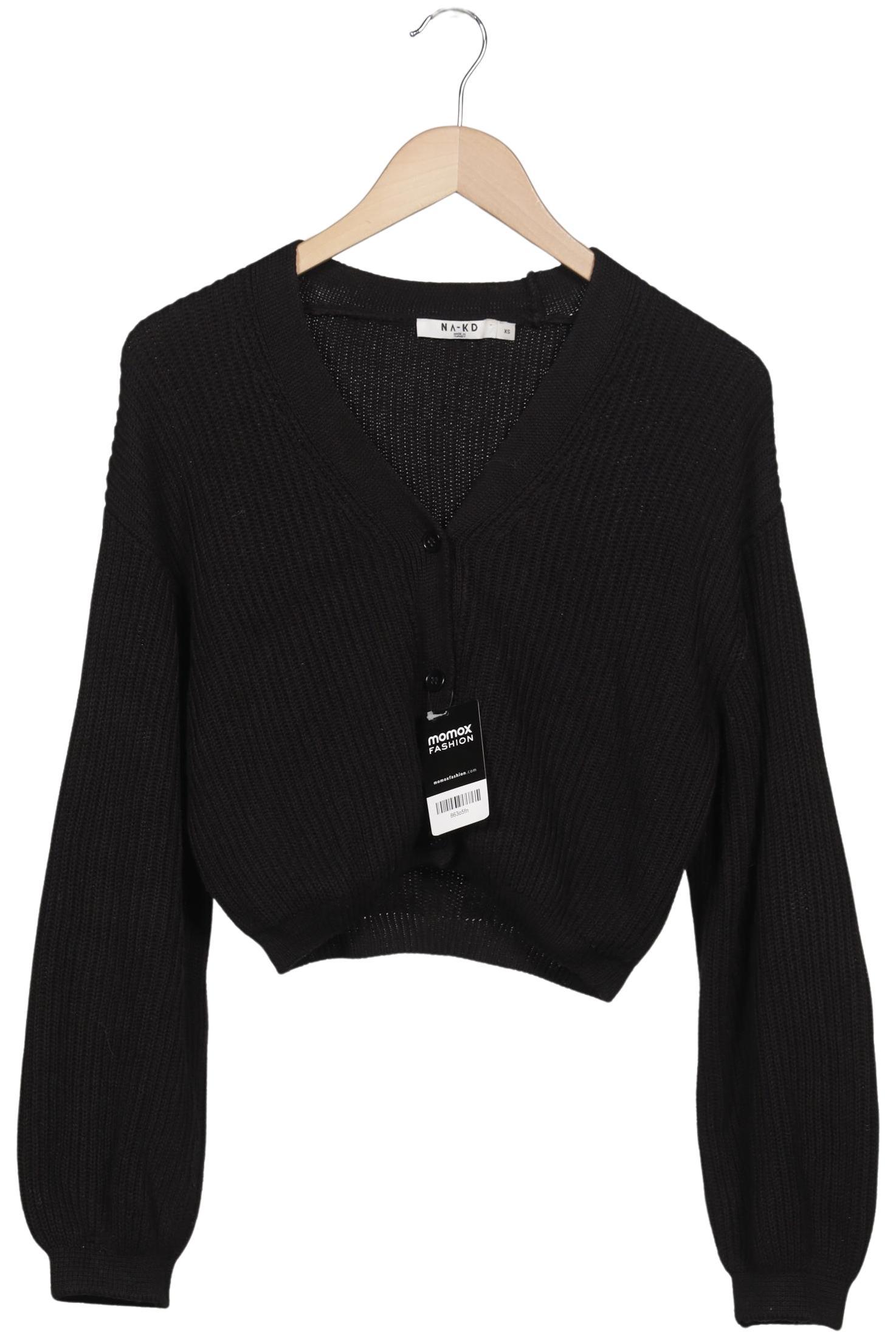 

Na-Kd Damen Strickjacke, schwarz, Gr. 34