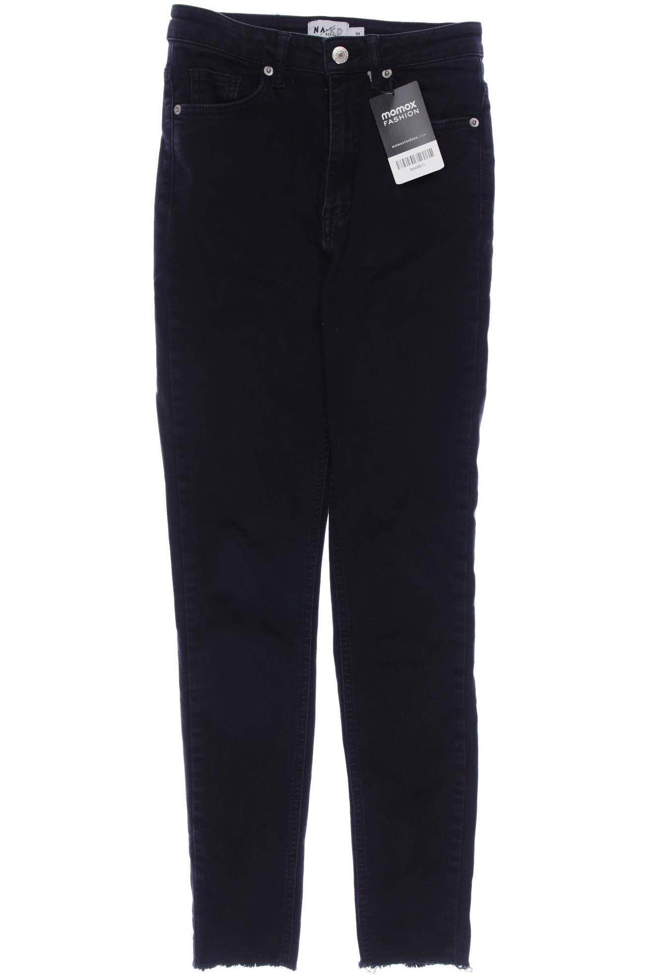 

Na-Kd Damen Jeans, schwarz, Gr. 34