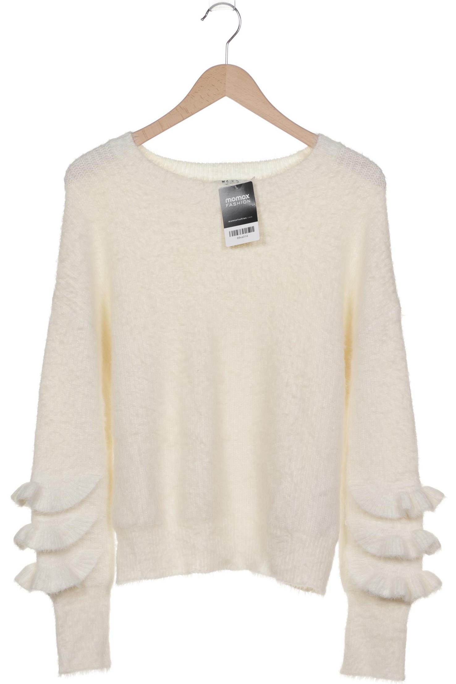 

Na-Kd Damen Pullover, weiß, Gr. 36