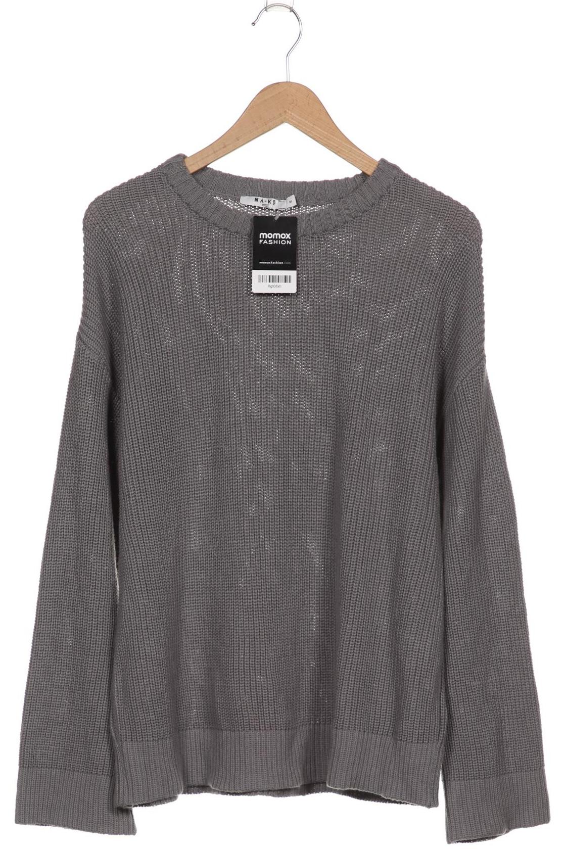 

NA-KD Damen Pullover, grau