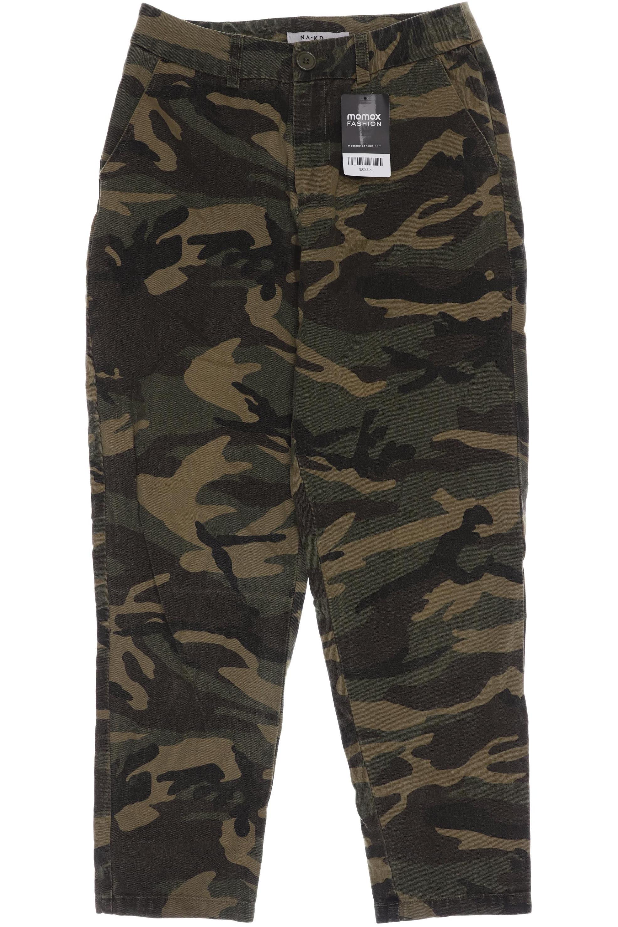 

NA-KD Damen Jeans, grün