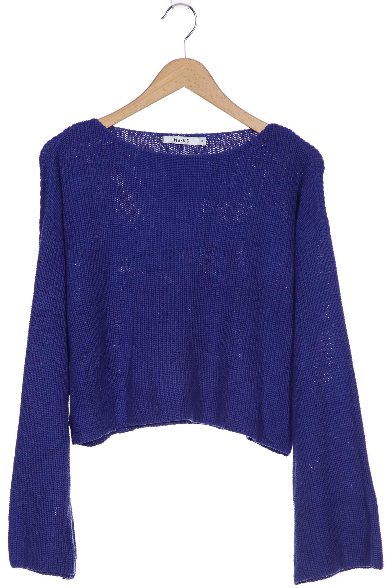 

NA-KD Damen Pullover, blau