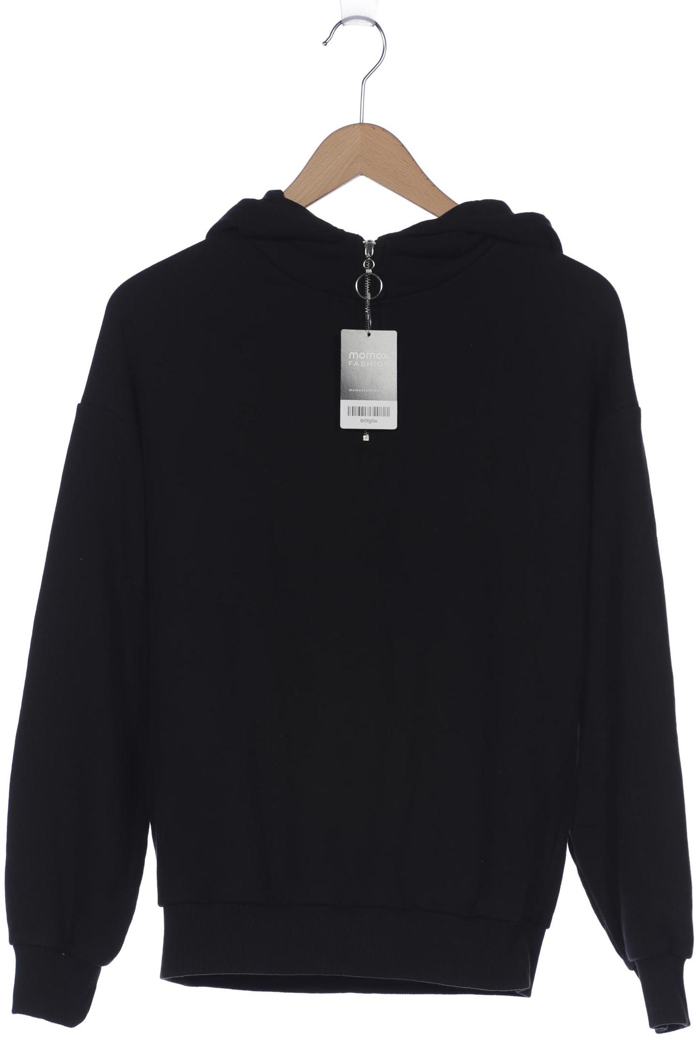 

NA-KD Damen Kapuzenpullover, schwarz