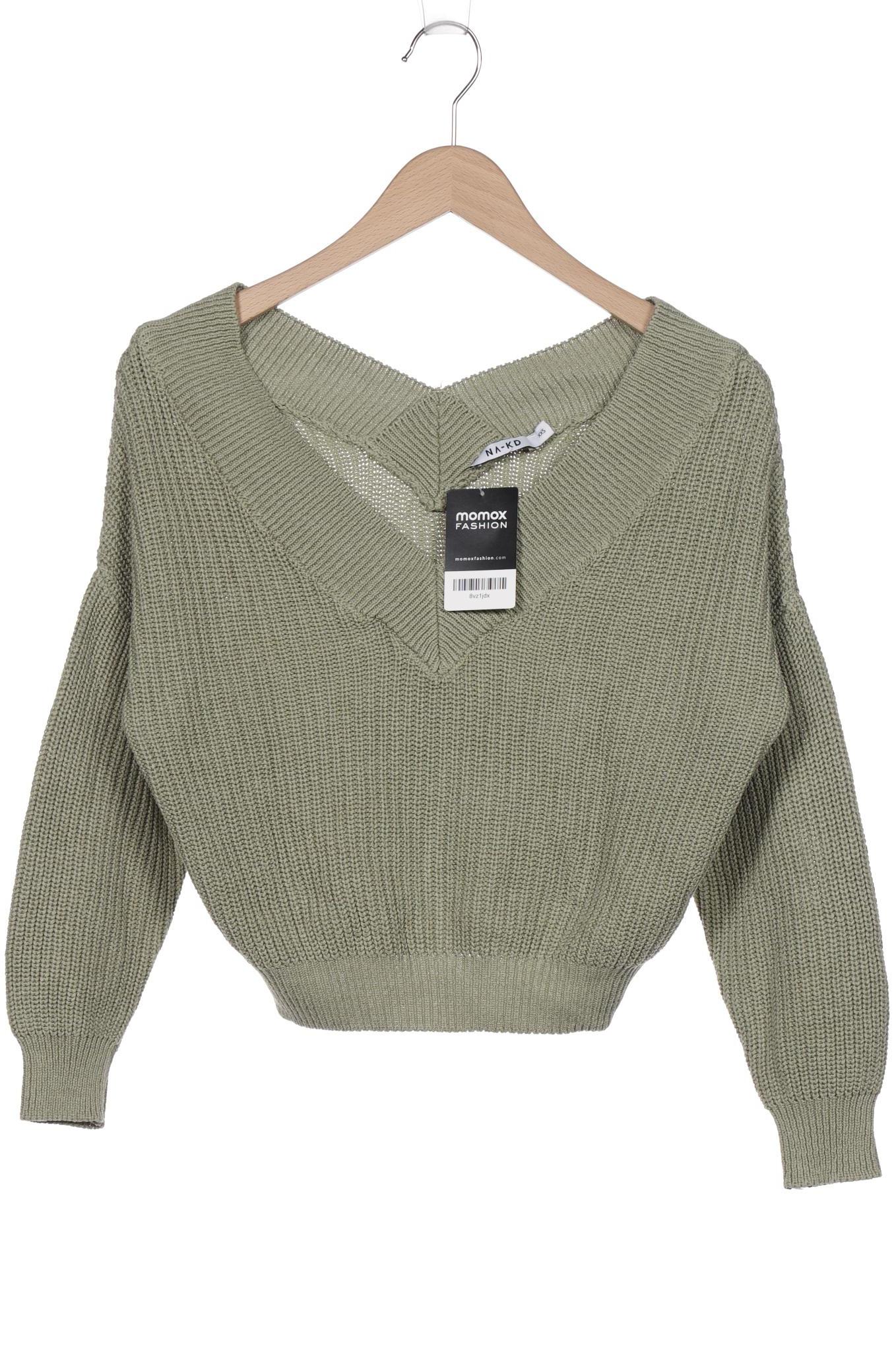 

NA-KD Damen Pullover, grün