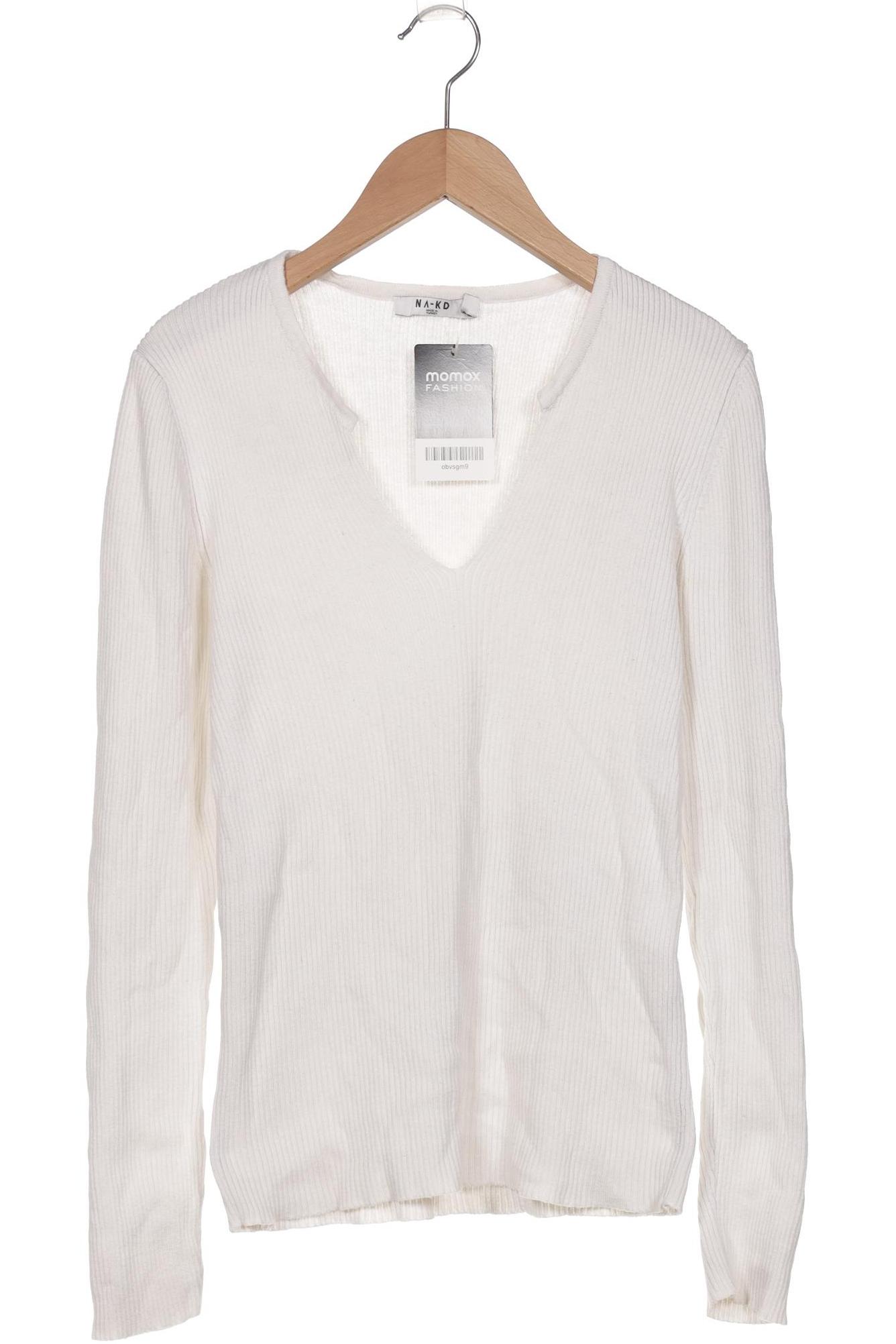 

Na-Kd Damen Pullover, weiß, Gr. 38