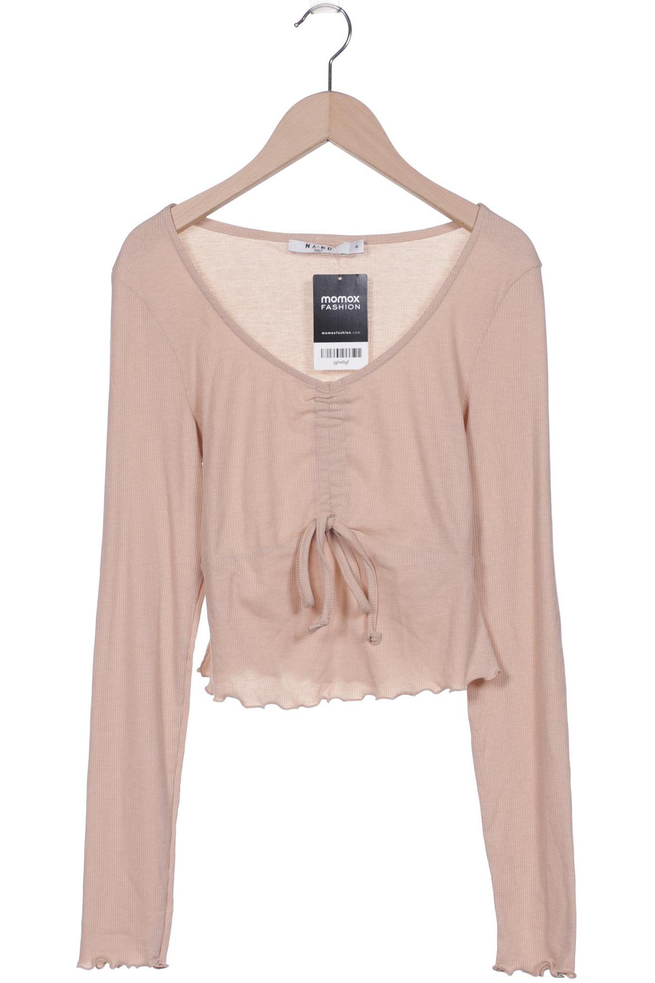 

Na-Kd Damen Langarmshirt, beige, Gr. 38