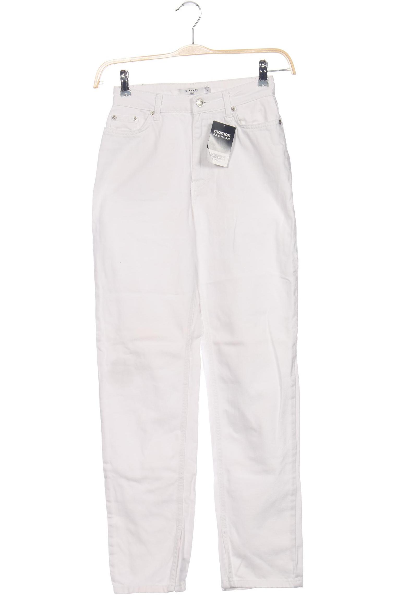 

Na-Kd Damen Jeans, weiß, Gr. 34