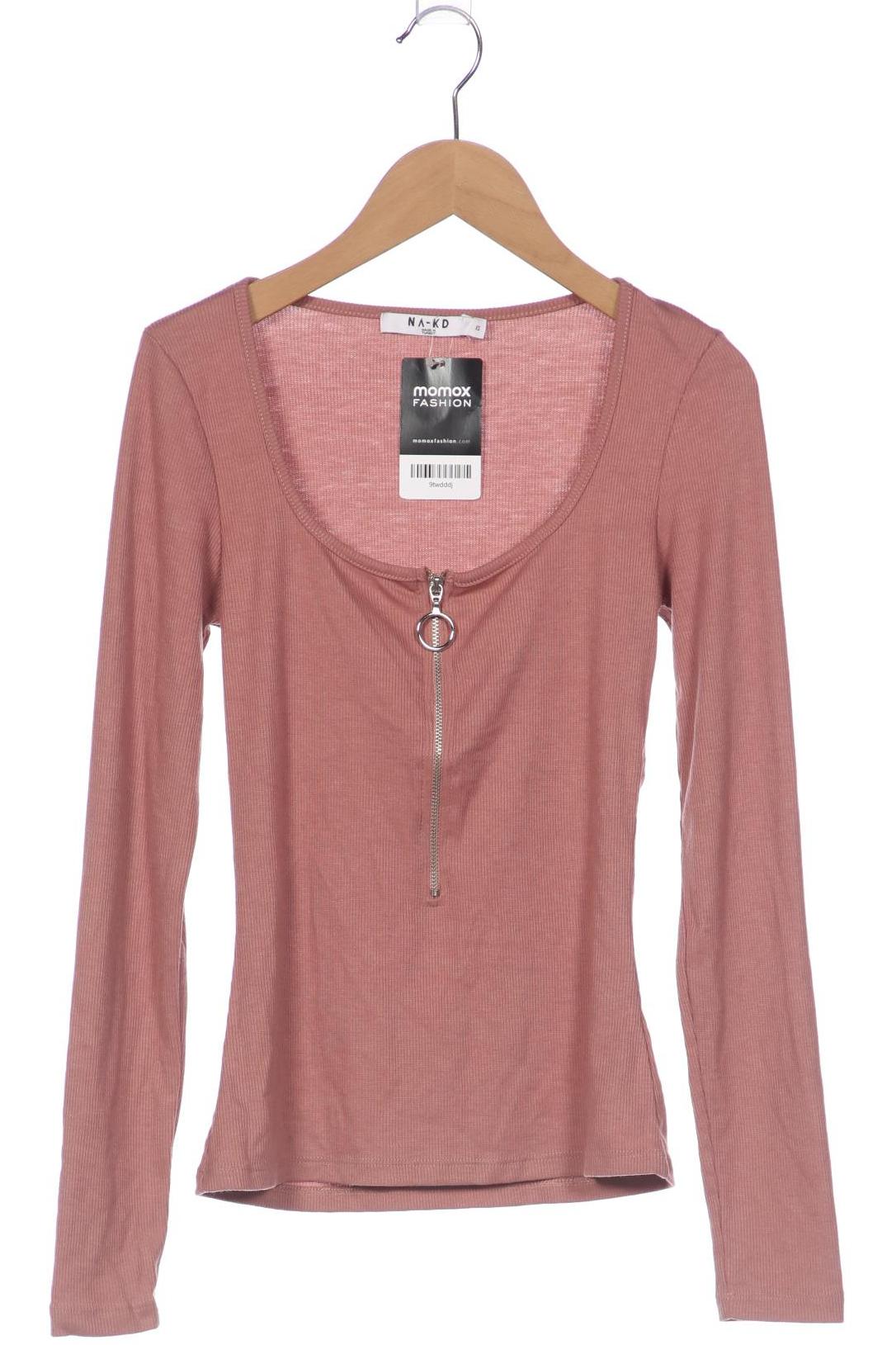 

Na-Kd Damen Langarmshirt, pink, Gr. 34