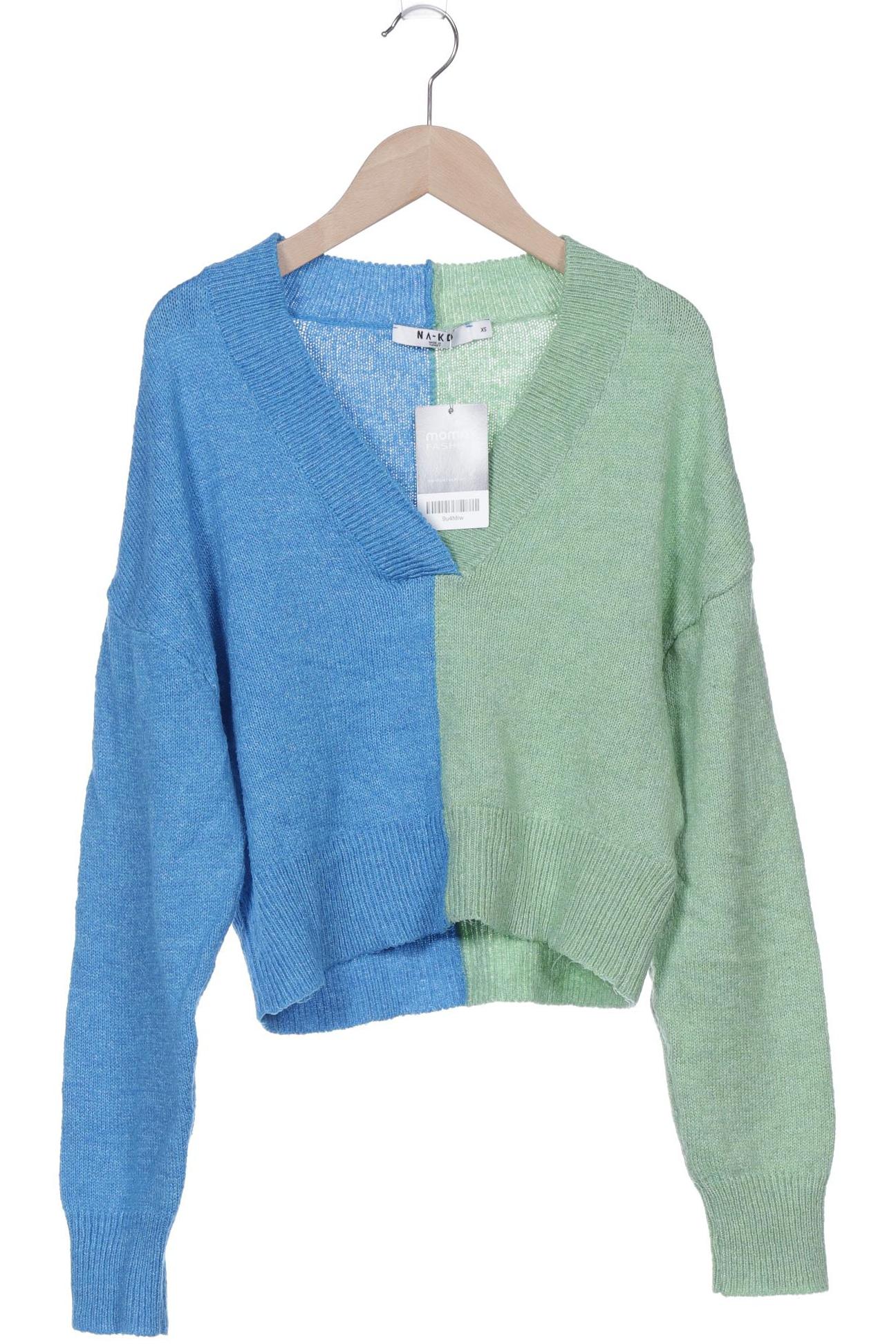 

Na-Kd Damen Pullover, blau, Gr. 34